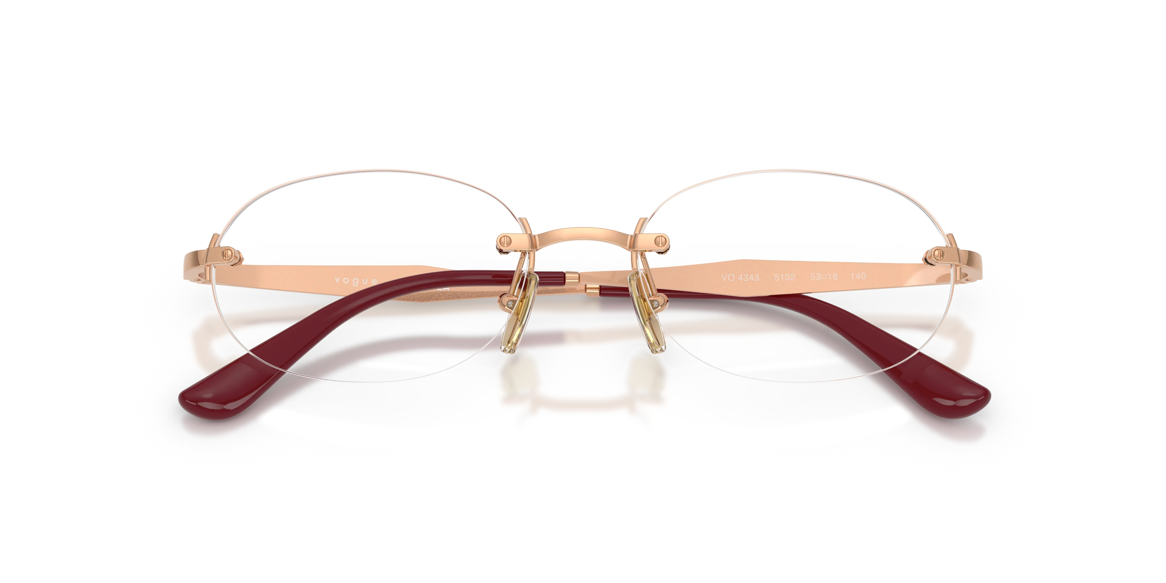 VOGUE EYEWEAR VO4343 5152 Montature da vista Metallo Oro Rotonda Normale - immagine 2