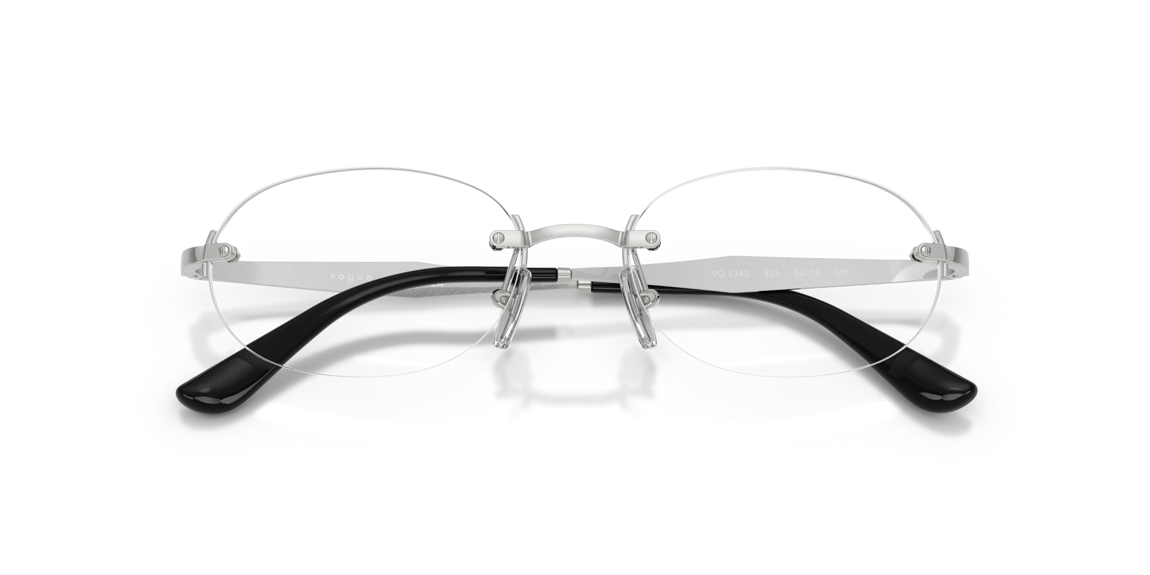 VOGUE EYEWEAR VO4343 323 Montature da vista Metallo Argento Rotonda Normale - immagine 2