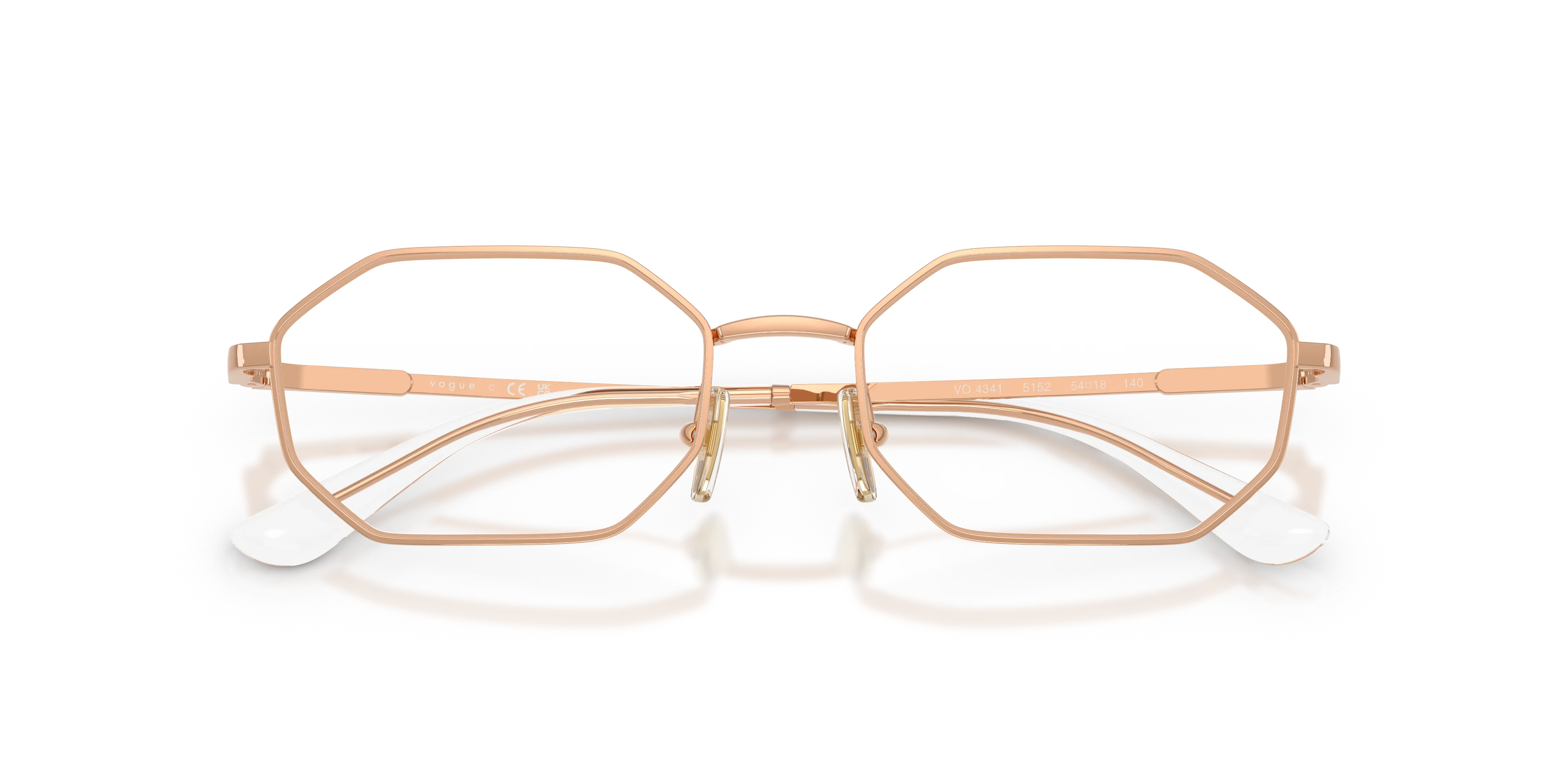 VOGUE EYEWEAR VO4341 5152 Montature da vista Metallo Oro Geometrica Normale - immagine 2