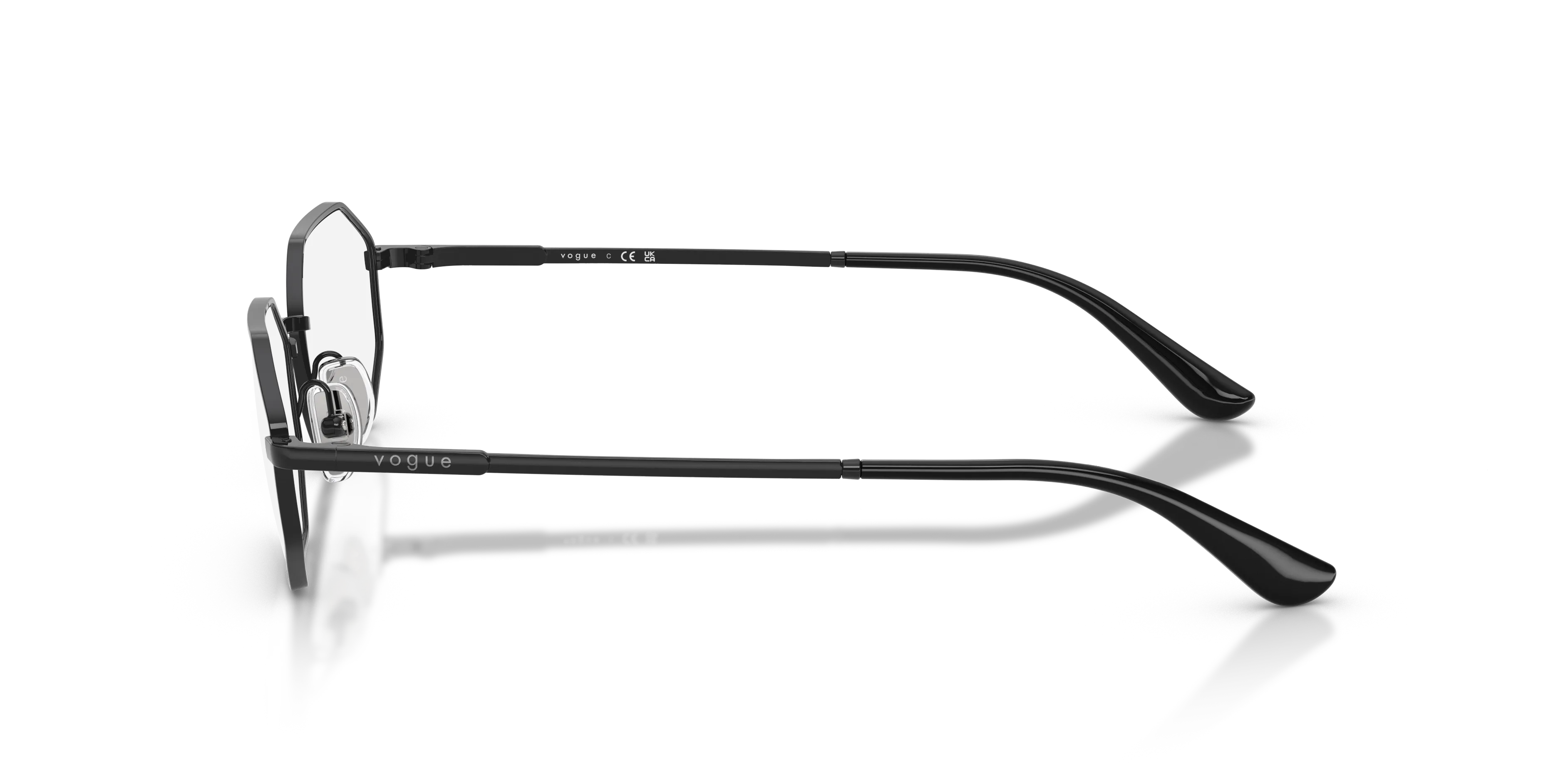 VOGUE EYEWEAR VO4341 352 Montature da vista Metallo Nero Geometrica Normale - immagine 4