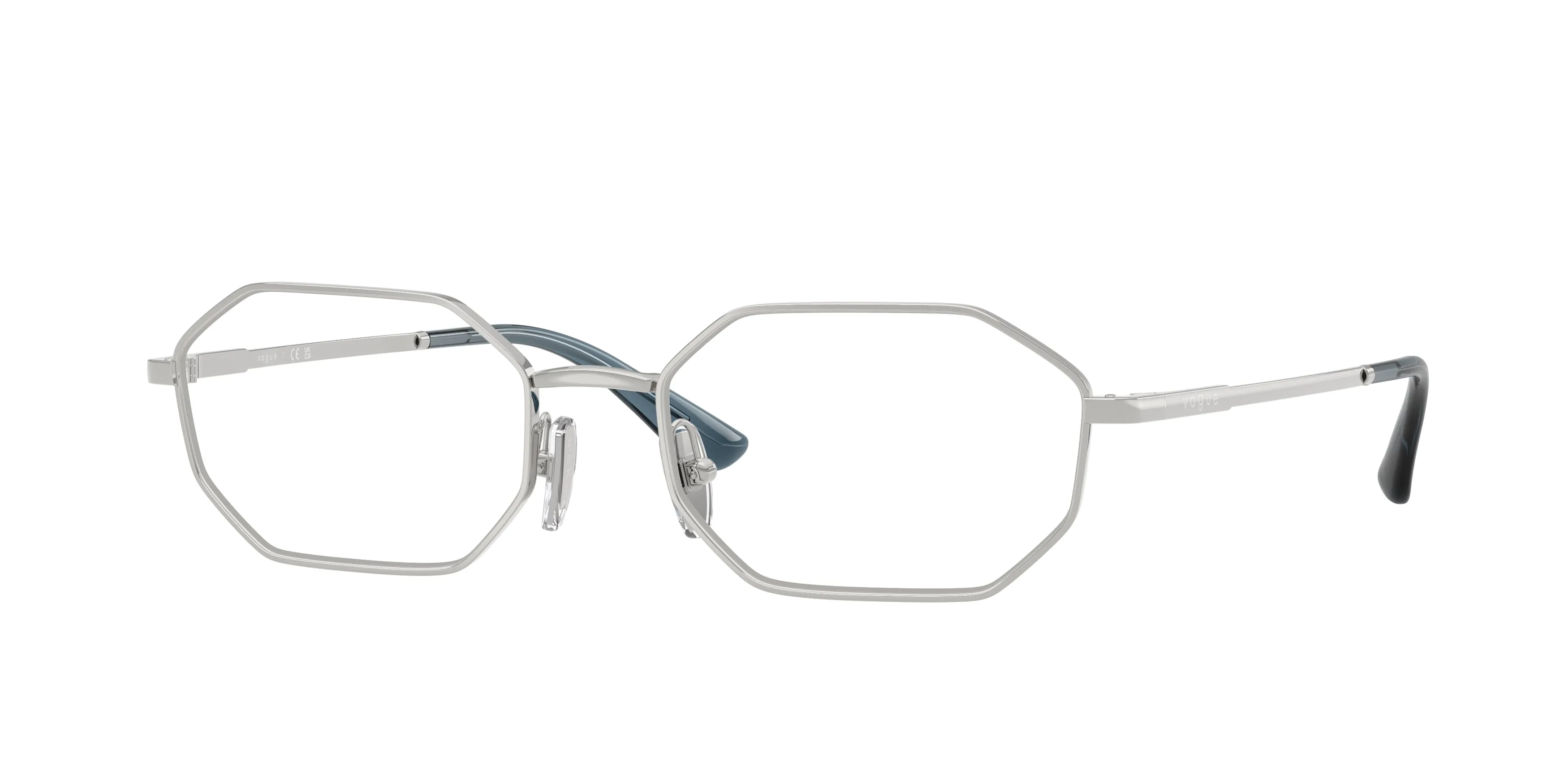 VOGUE EYEWEAR VO4341 323 Montature da vista Metallo Argento Geometrica Normale - immagine 1