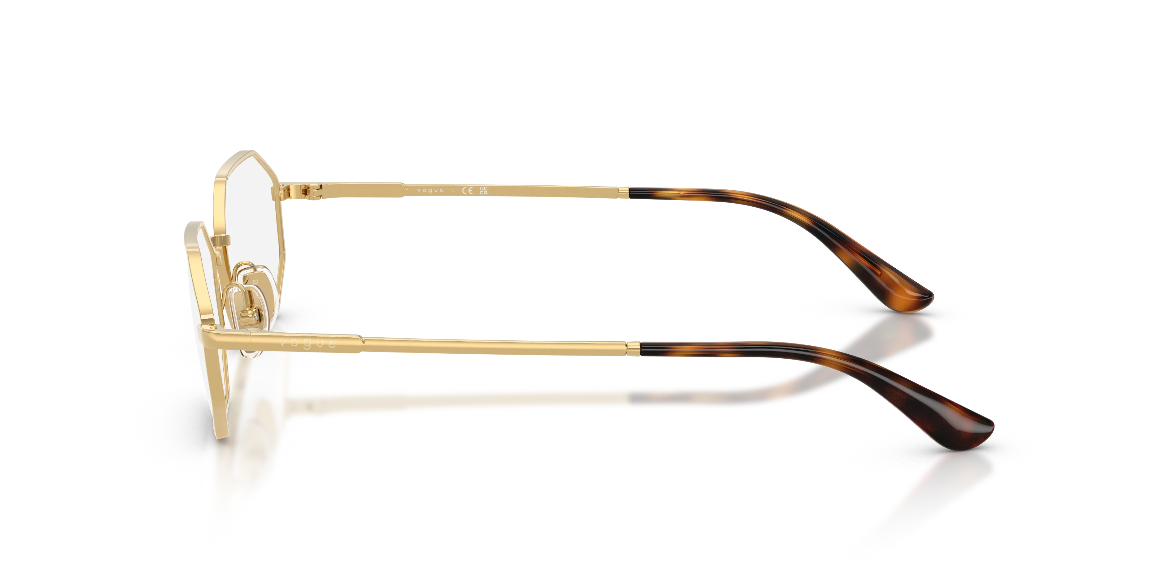 VOGUE EYEWEAR VO4341 280 Montature da vista Metallo Oro Geometrica Normale - immagine 4