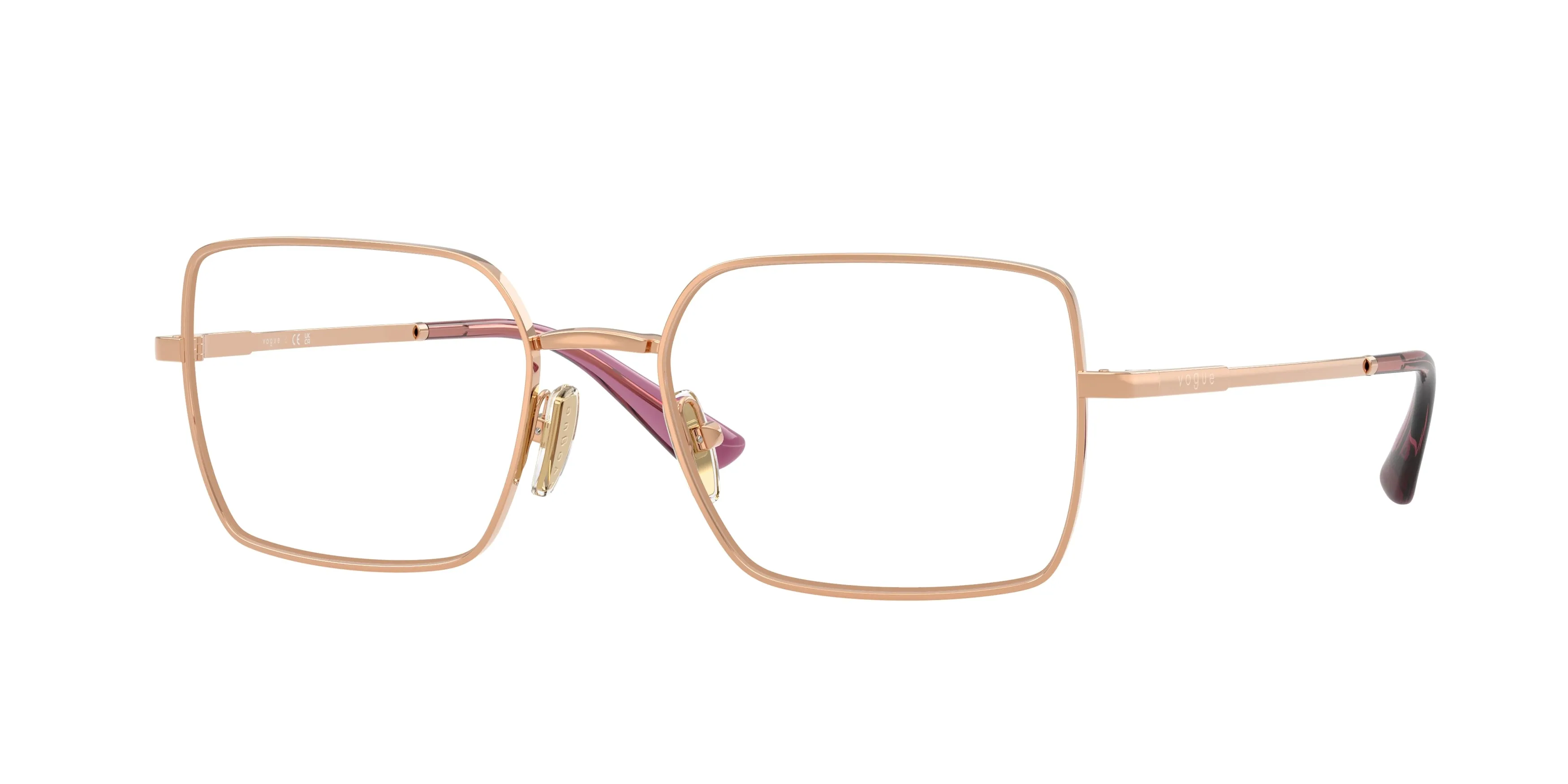 VOGUE EYEWEAR VO4340 5152 Montature da vista Metallo Oro Squadrata Normale - immagine 1