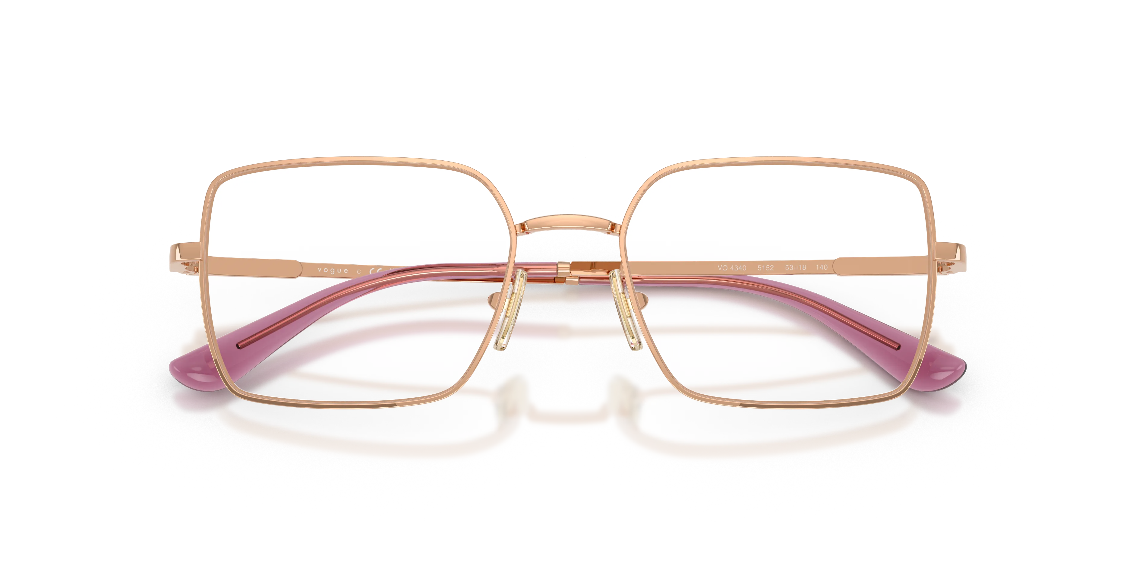 VOGUE EYEWEAR VO4340 5152 Montature da vista Metallo Oro Squadrata Normale - immagine 2