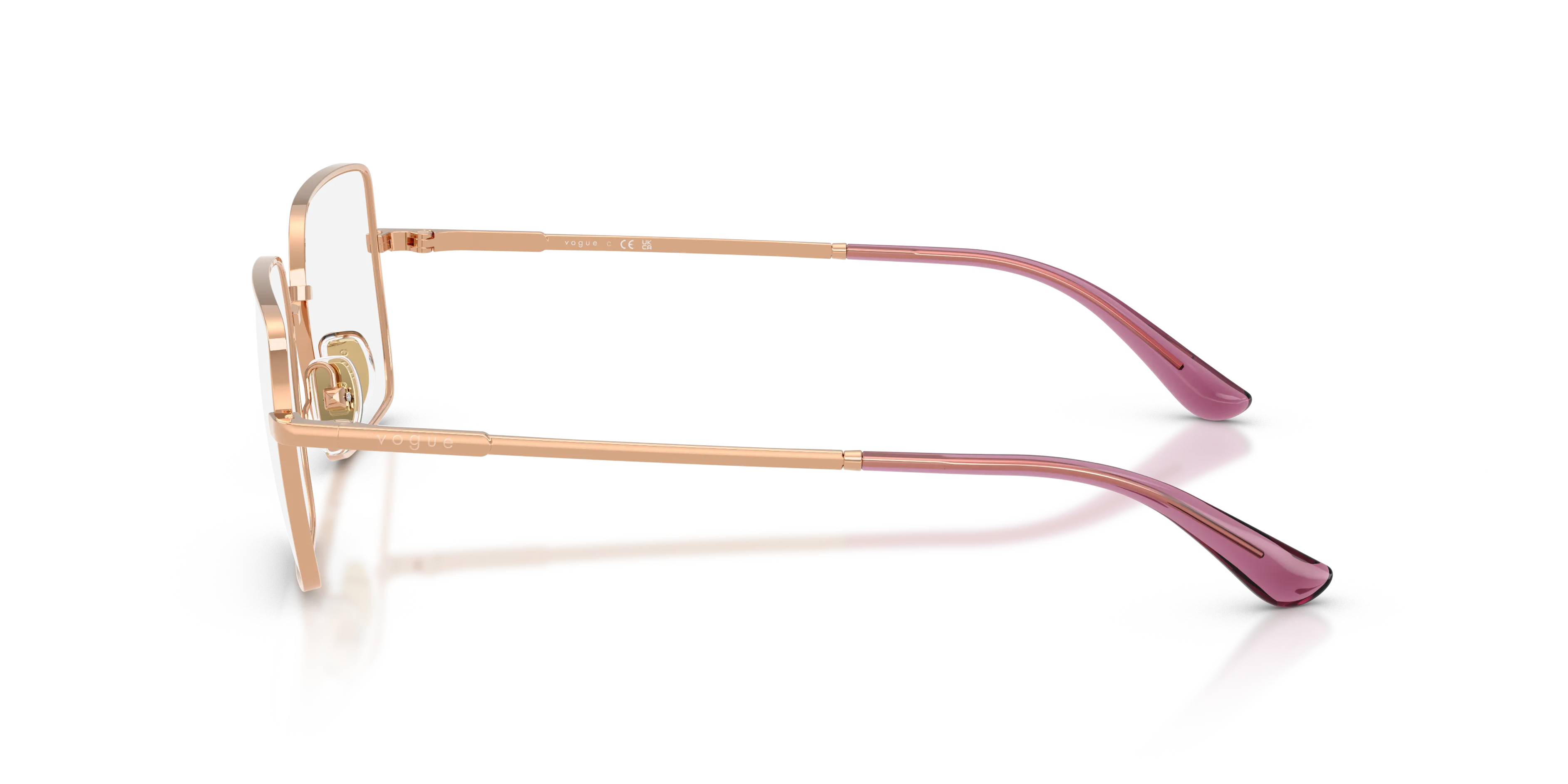 VOGUE EYEWEAR VO4340 5152 Montature da vista Metallo Oro Squadrata Normale - immagine 4