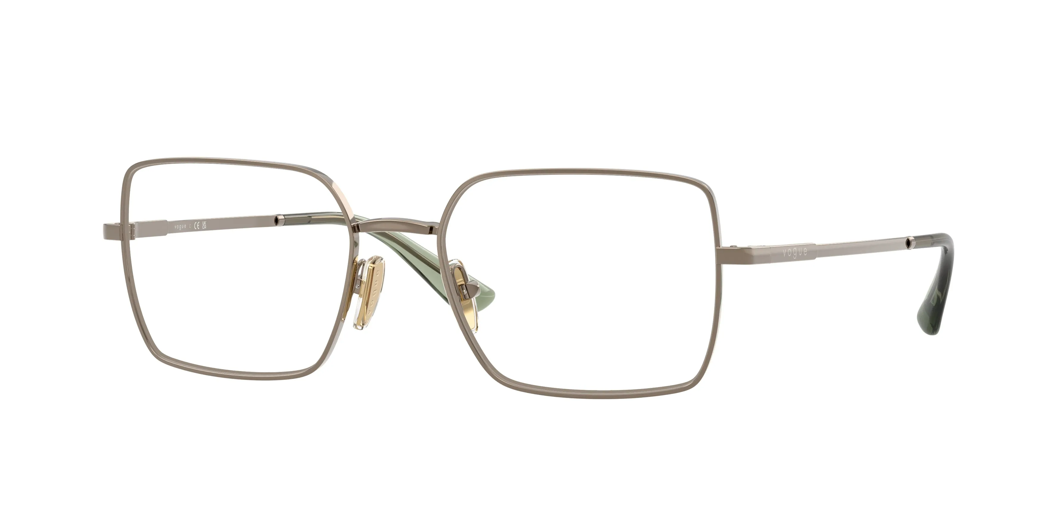 VOGUE EYEWEAR VO4340 5138 Montature da vista Metallo Marrone Squadrata Normale - immagine 1