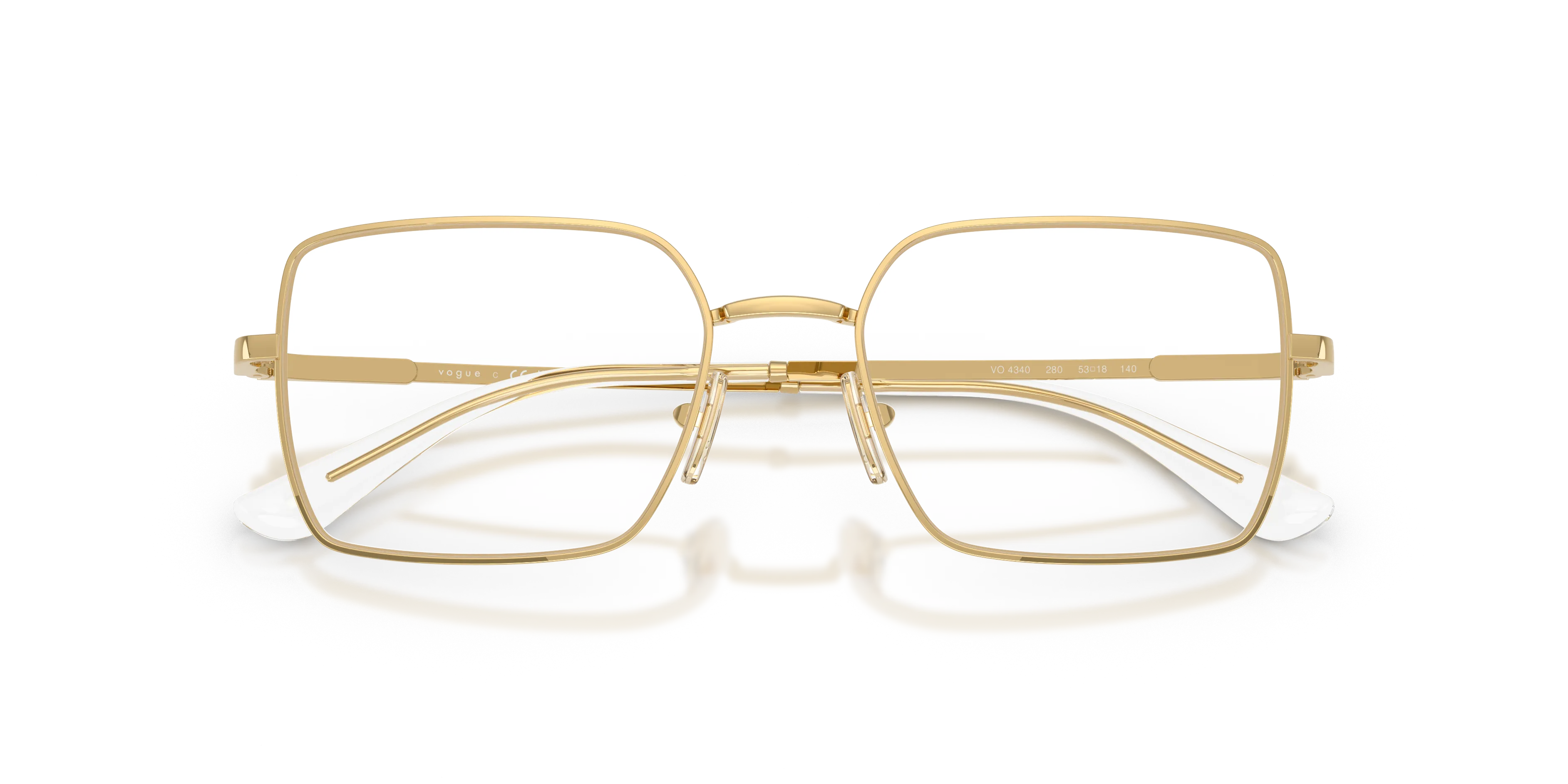 VOGUE EYEWEAR VO4340 280 Montature da vista Metallo Oro Squadrata Normale - immagine 2