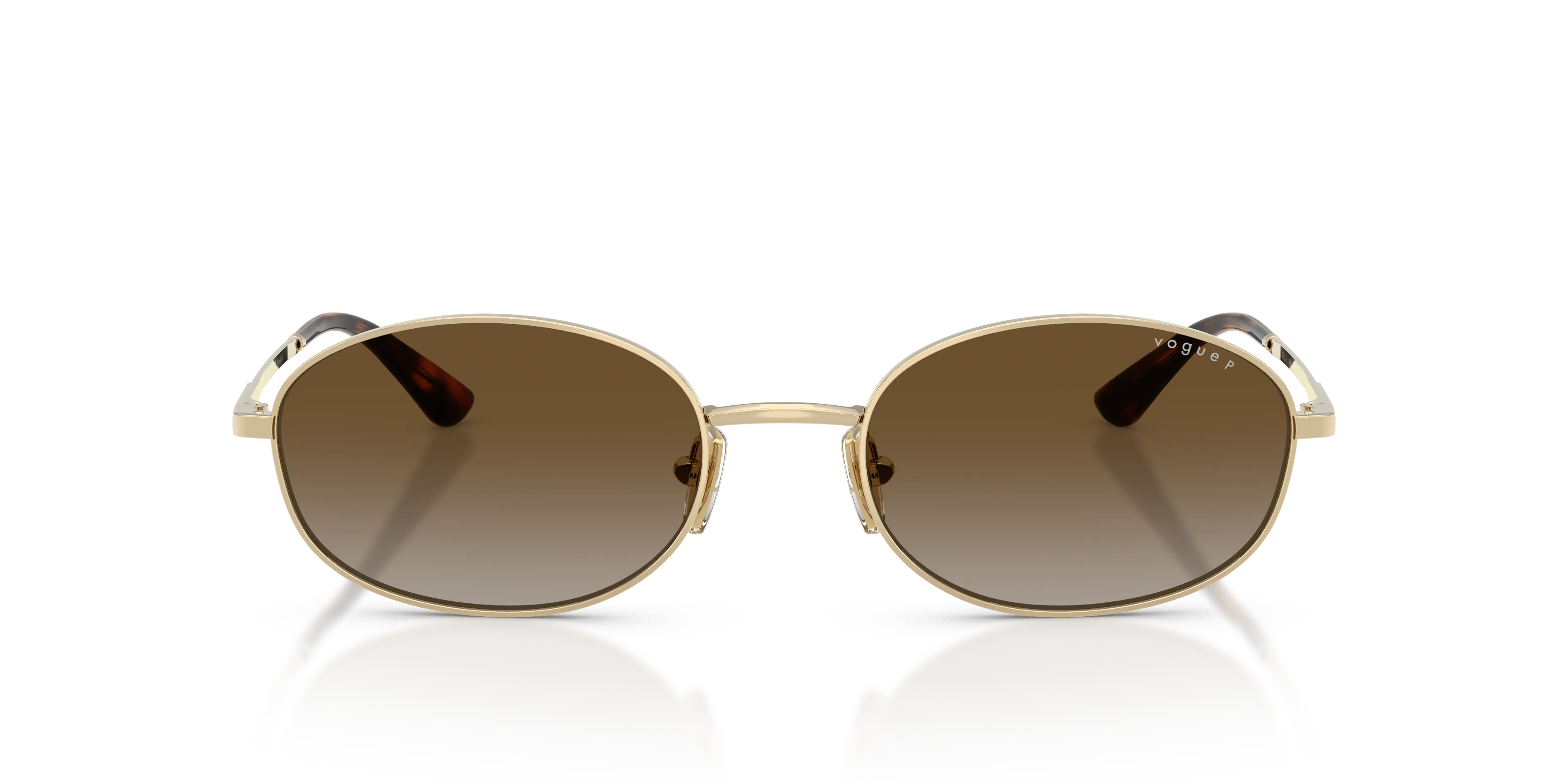 VOGUE EYEWEAR VO4323S 848/T5 Occhiali da sole Metallo Oro Grigio Rotonda Polarizzata Sfumato - immagine 3
