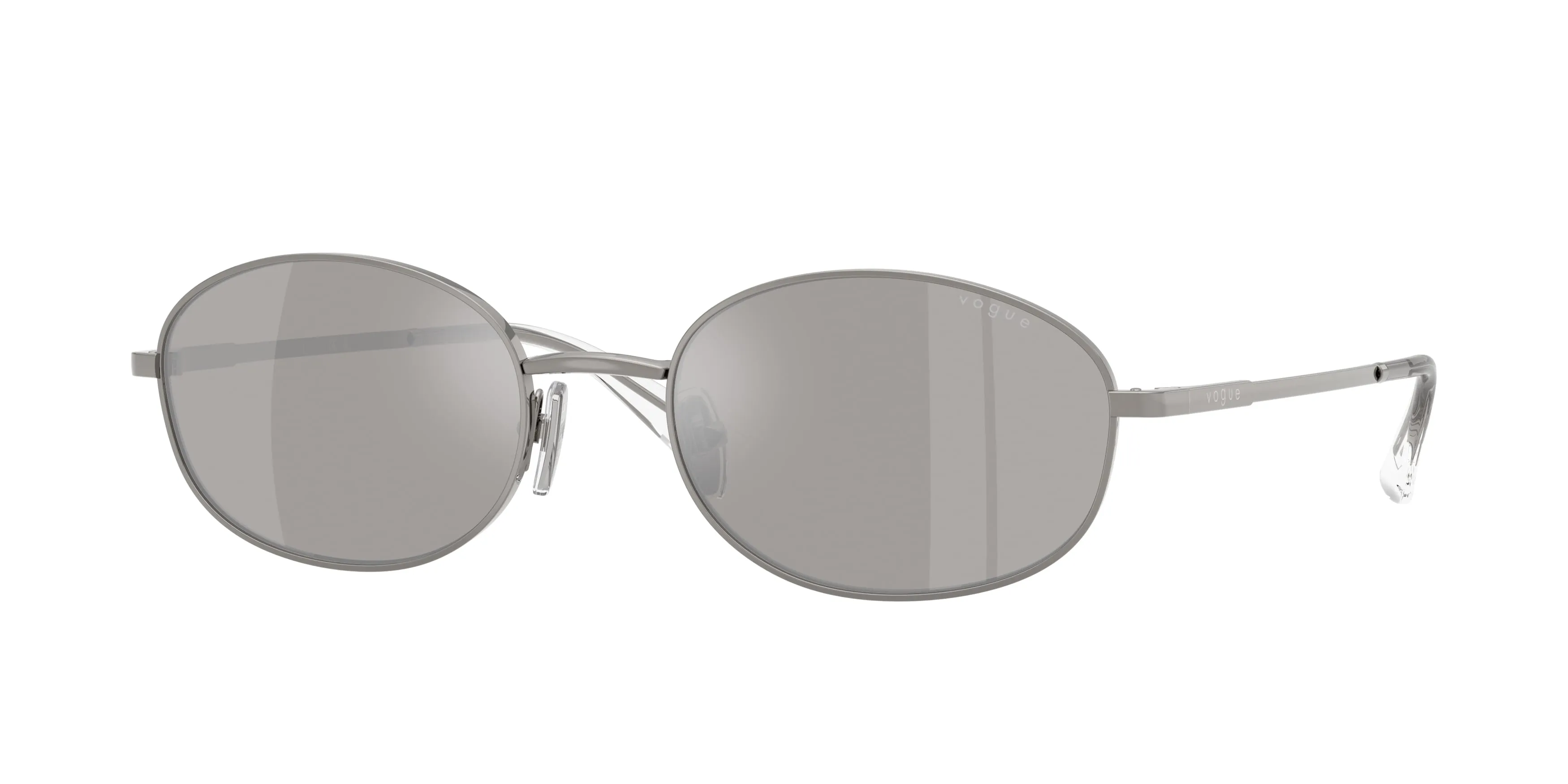 VOGUE EYEWEAR VO4323S 548/6G Occhiali da sole Metallo Grigio Grigio Rotonda Specchiate - immagine 1