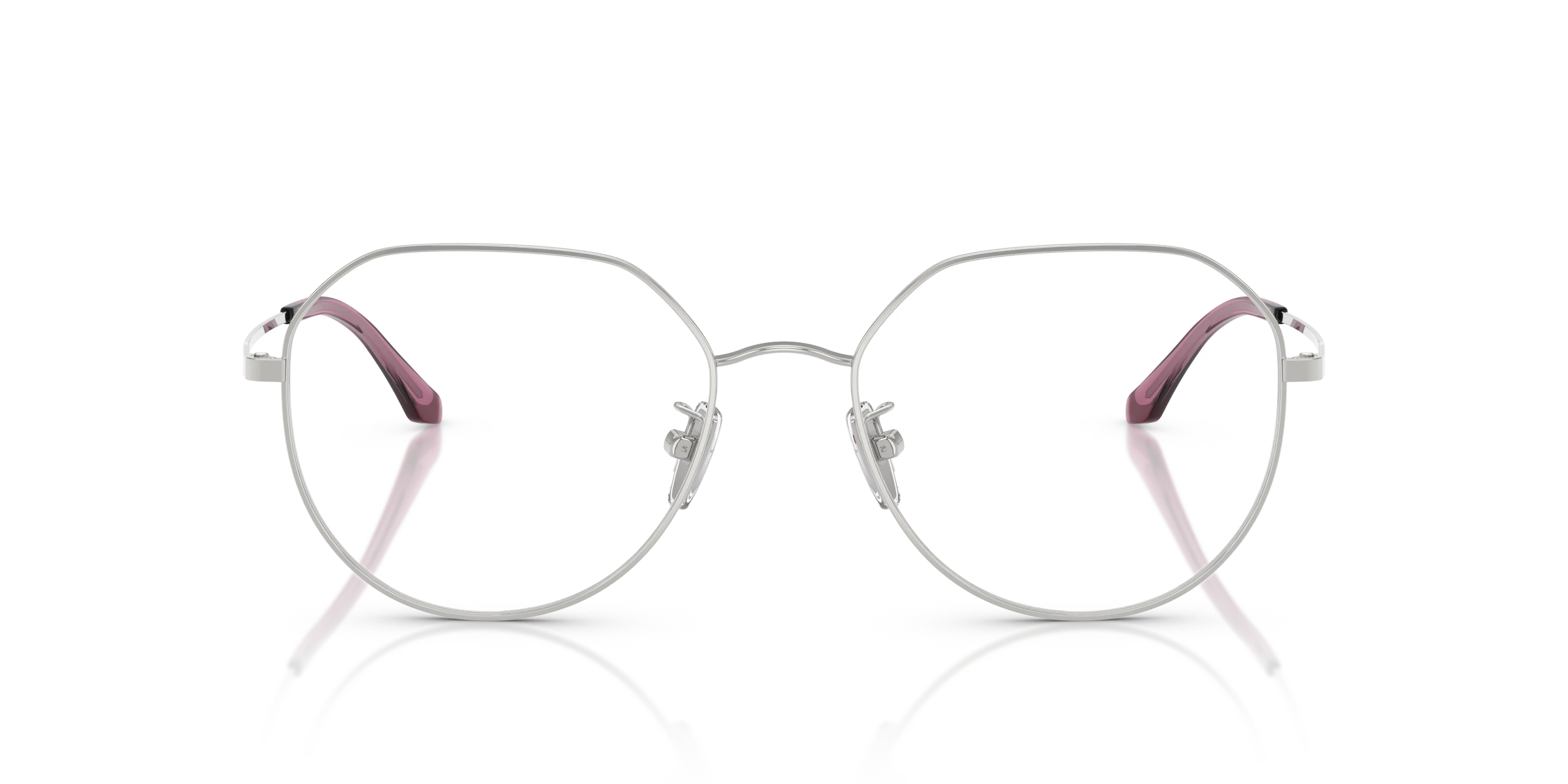 VOGUE EYEWEAR VO4301D 323 Montature da vista Metallo Argento Geometrica Normale - immagine 3
