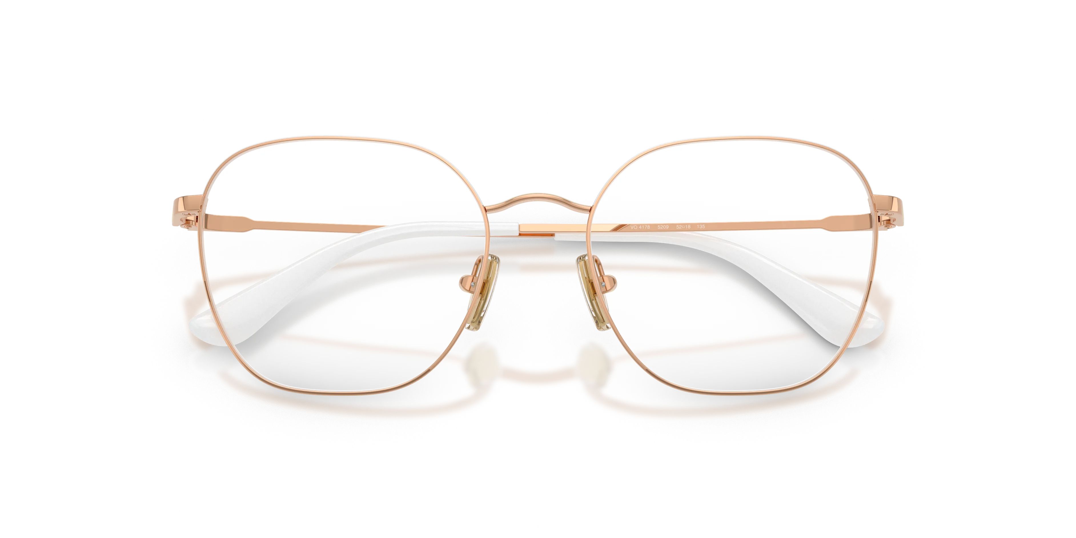 VOGUE EYEWEAR VO4178 5209 Montature da vista Metallo Bianco Squadrata Normale - immagine 2