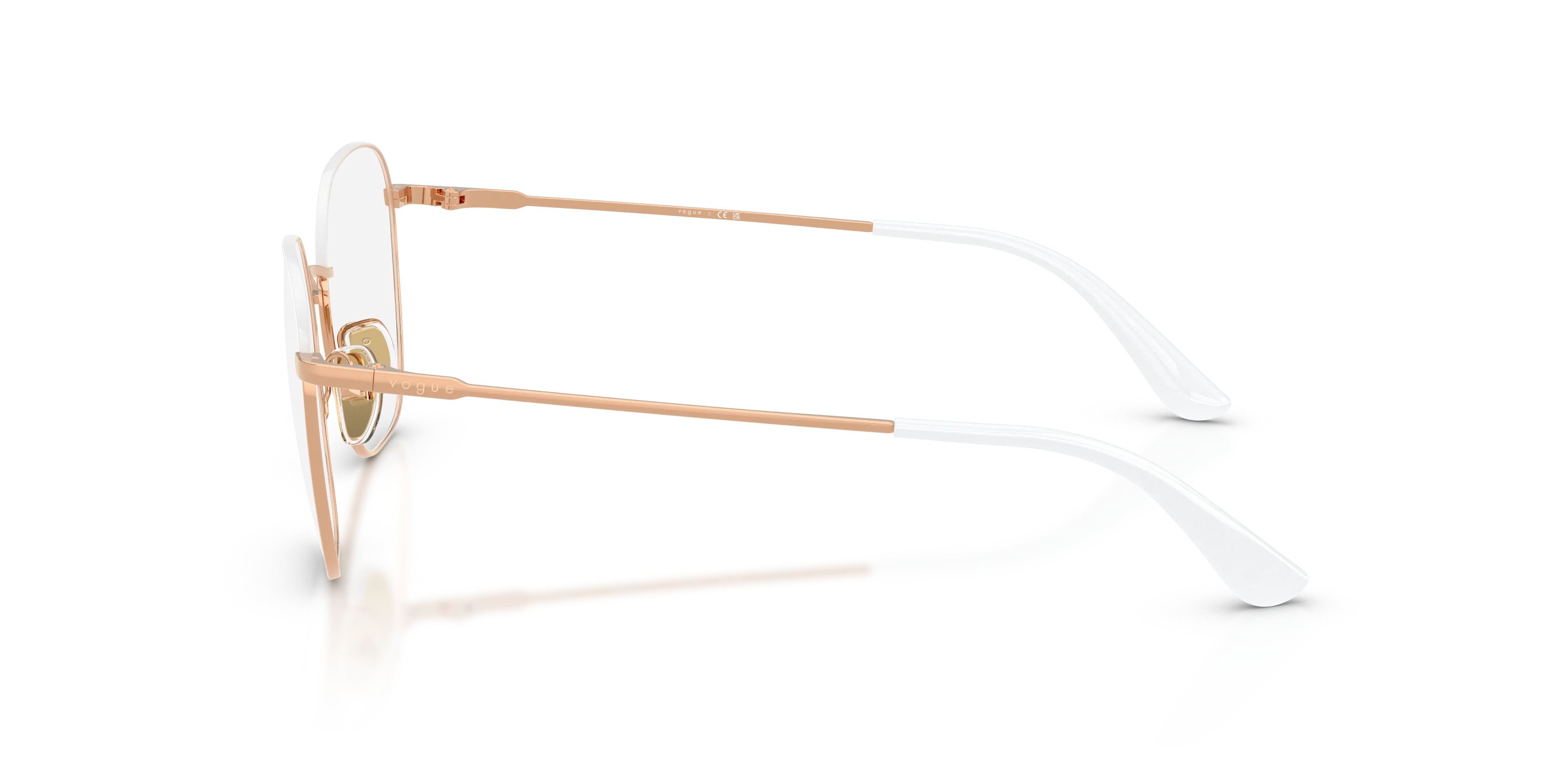 VOGUE EYEWEAR VO4178 5209 Montature da vista Metallo Bianco Squadrata Normale - immagine 4