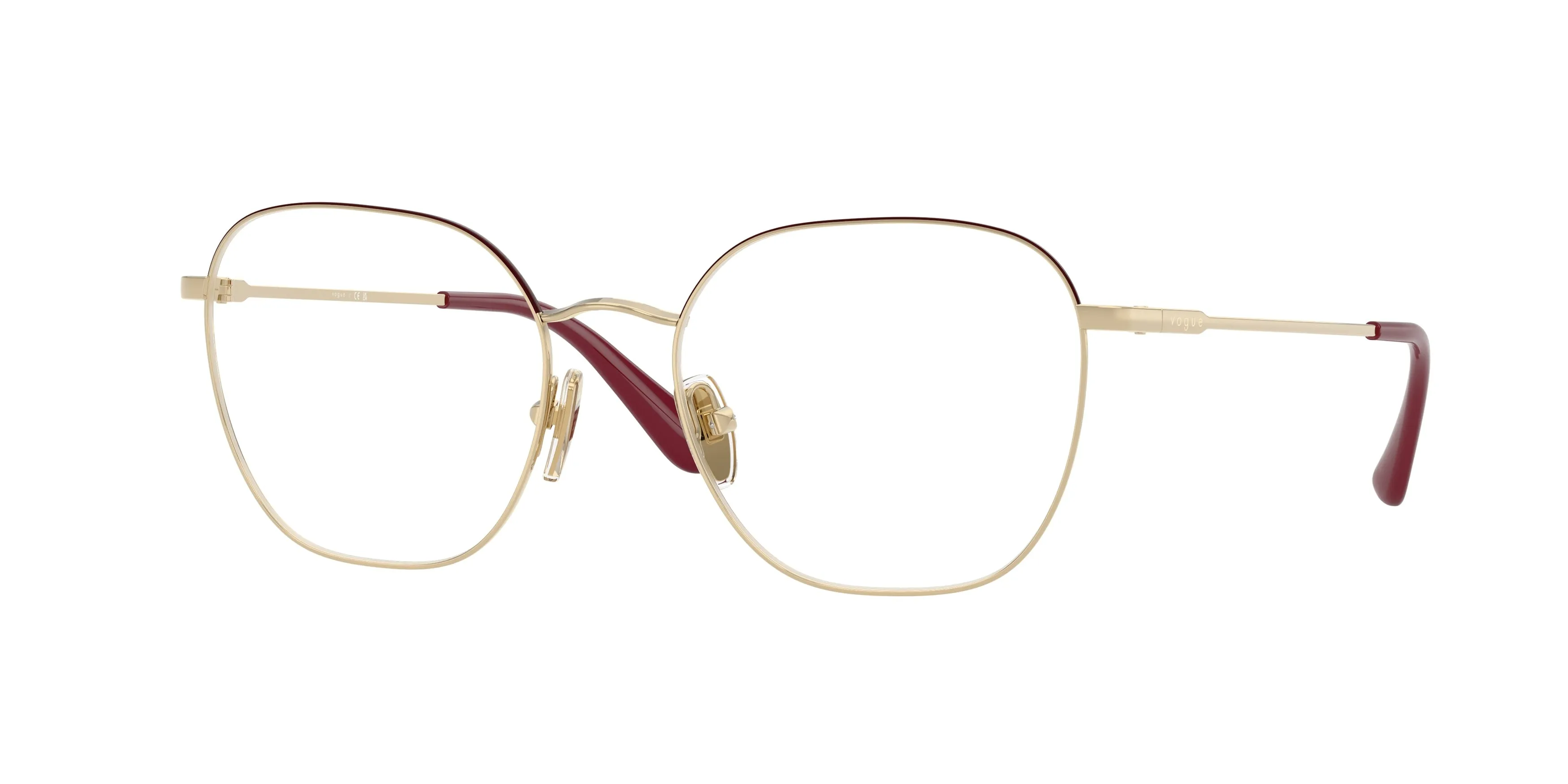 VOGUE EYEWEAR VO4178 5208 Montature da vista Metallo Rosso Squadrata Normale - immagine 1