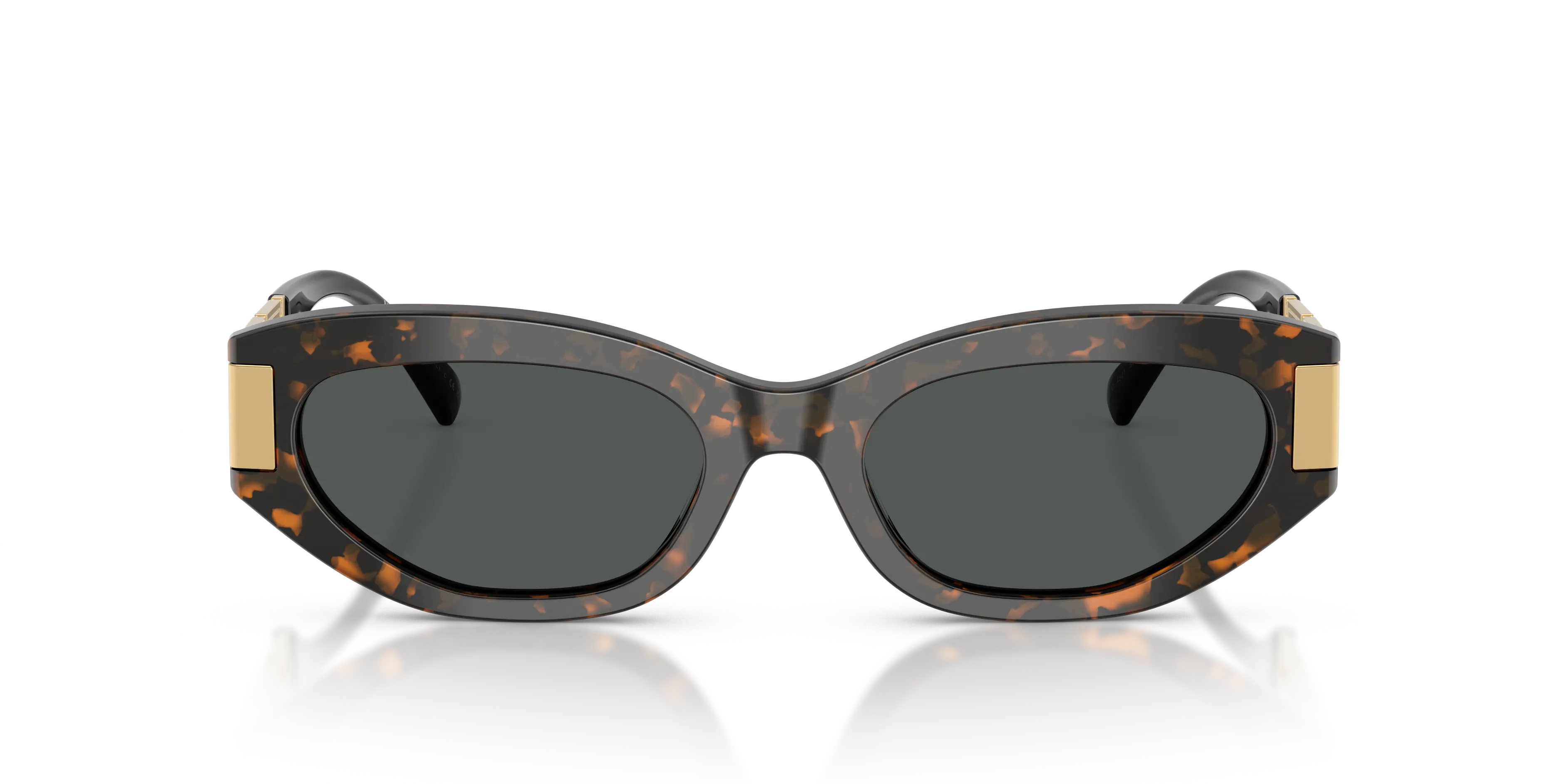 Versace VE4501 552887 Occhiali da sole Acetato Tartaruga Grigio Cat Eye Normale - immagine 3