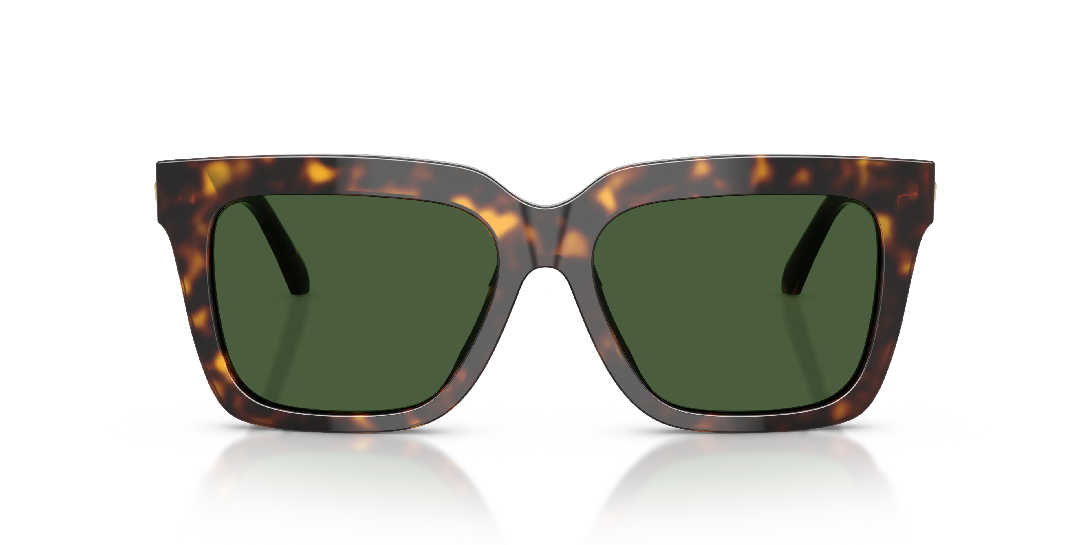 Versace VE4498 108/71 Occhiali da sole Acetato Tartaruga Verde Squadrata Normale - immagine 3