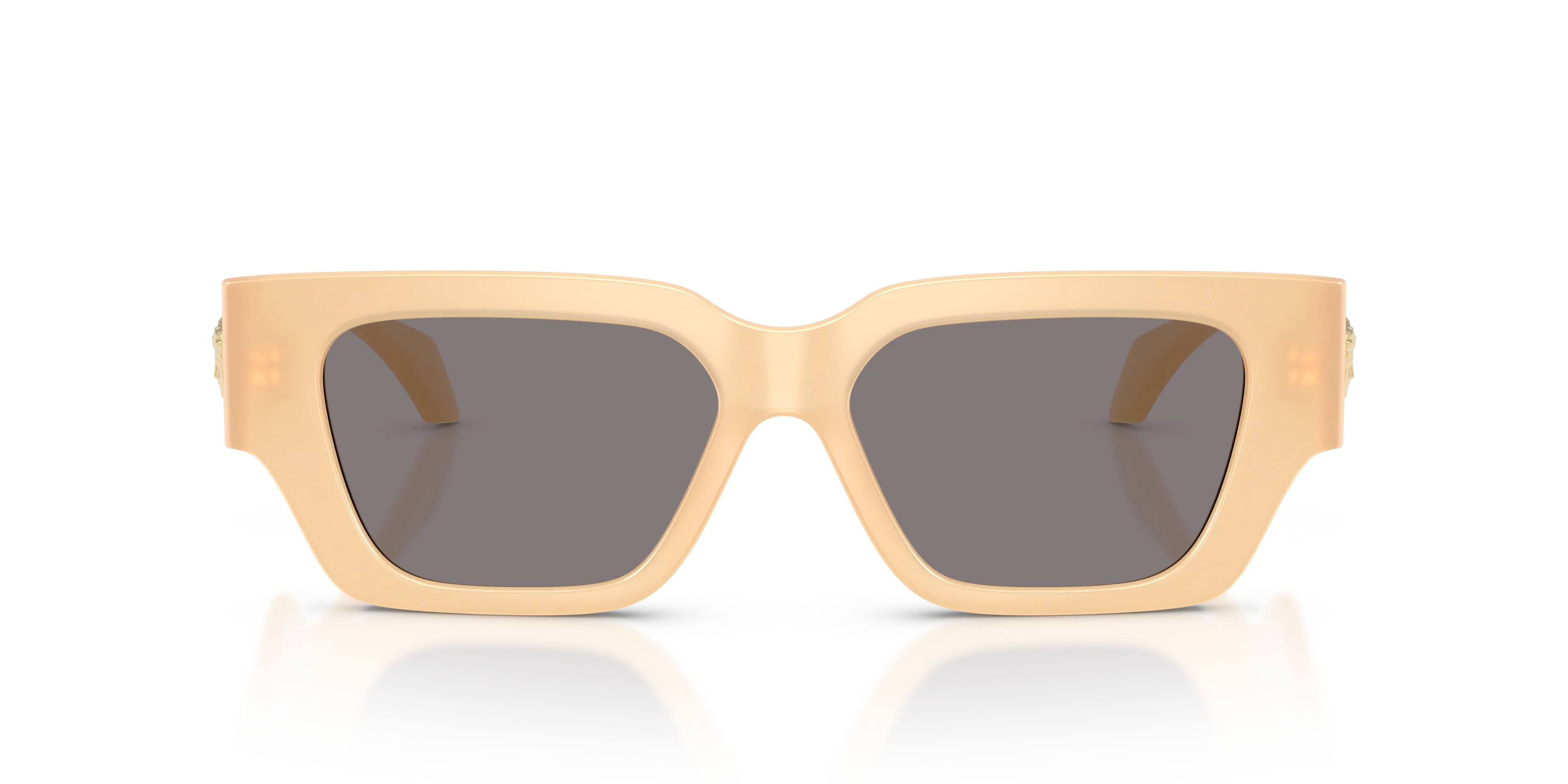 Versace VE4497U 554473 Occhiali da sole Iniettato Rosa Marrone Squadrata Normale - immagine 3