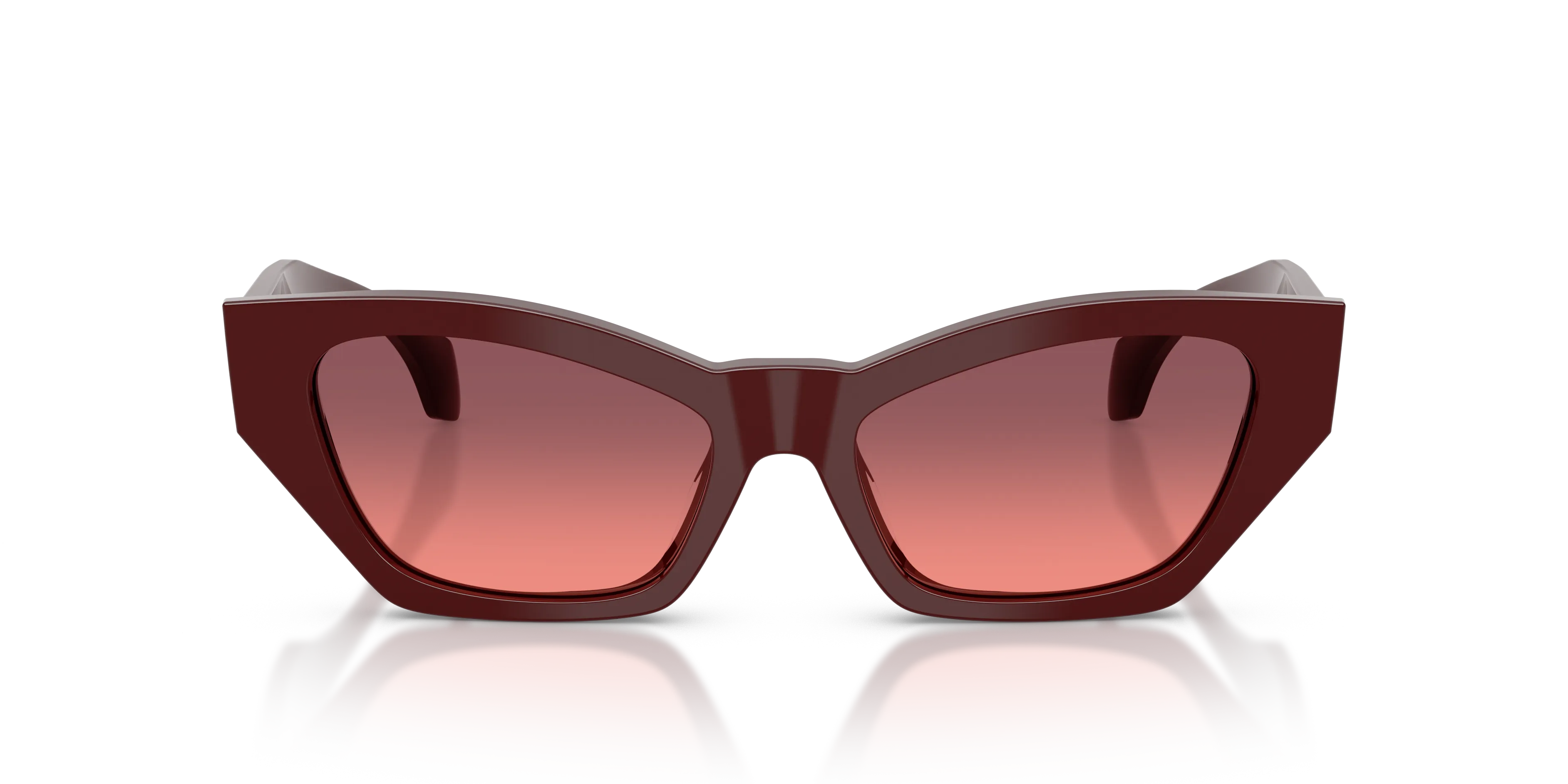 Versace VE4488U 551520 Occhiali da sole Acetato Rosso Rosa Cat Eye Normale Sfumato - immagine 3