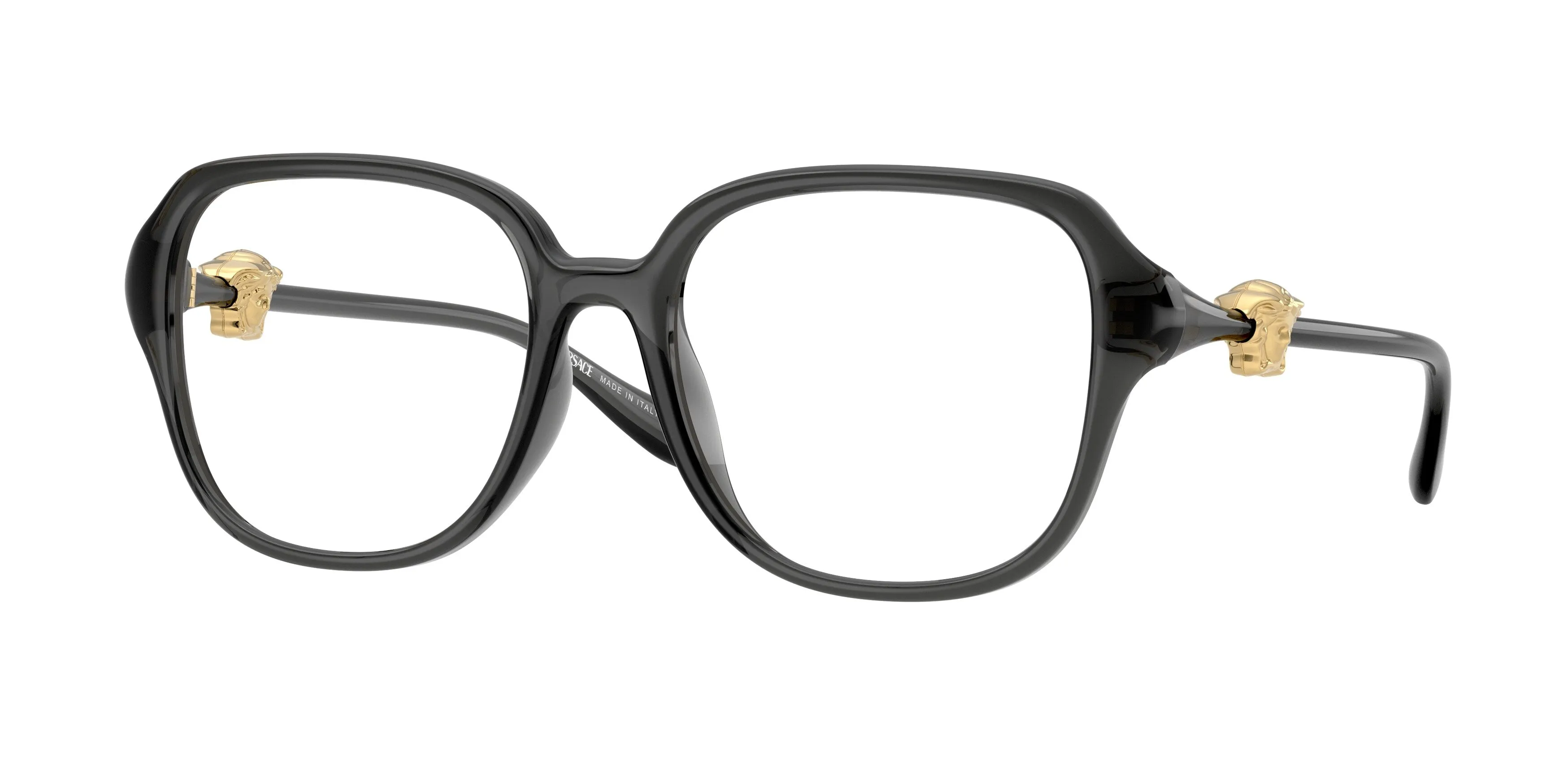Versace VE3386D 5483 Montature da vista Iniettato Grigio Squadrata Normale - immagine 1