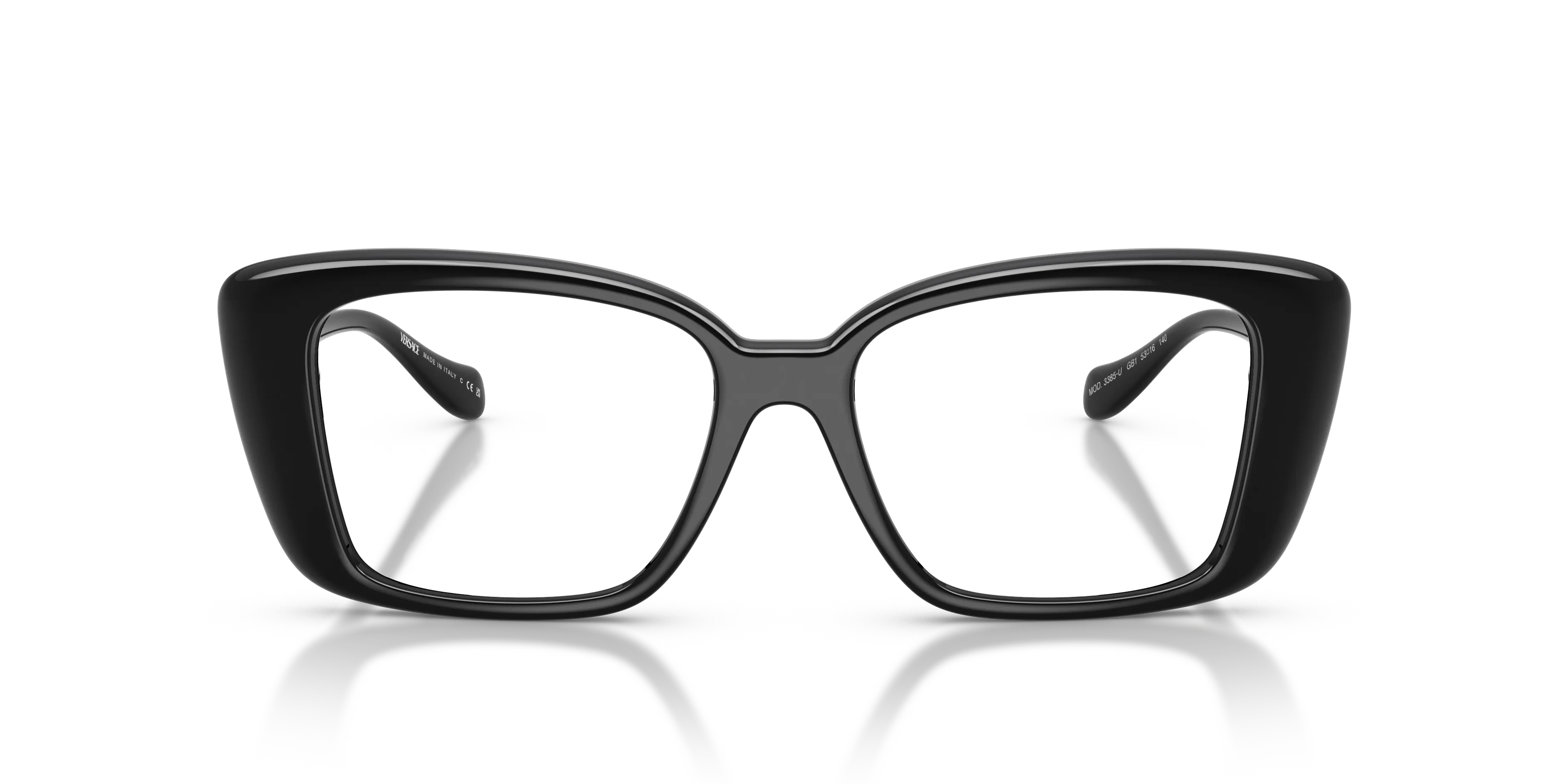 Versace VE3385U GB1 Montature da vista Iniettato Nero Squadrata Normale - immagine 3