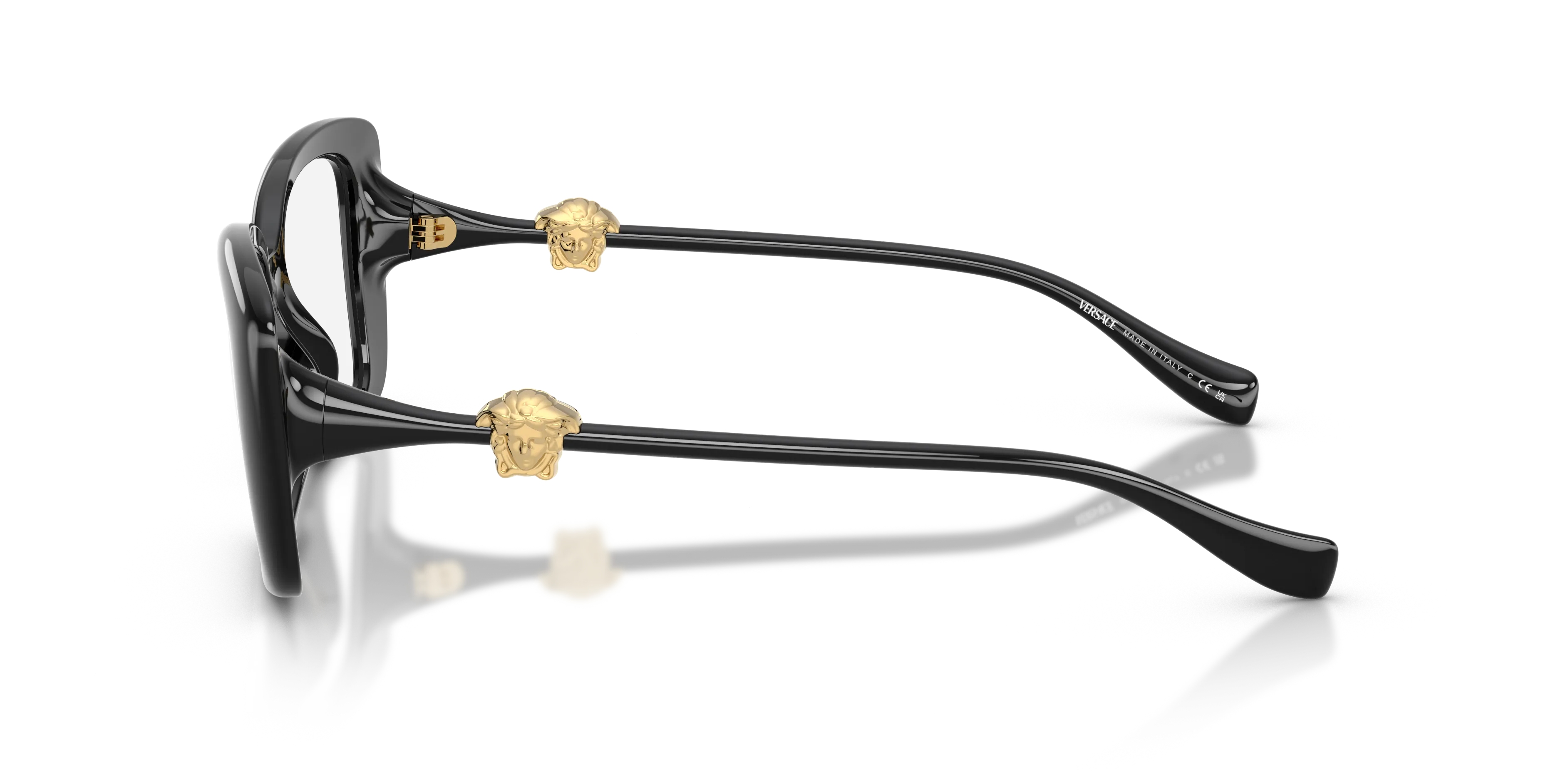 Versace VE3385U GB1 Montature da vista Iniettato Nero Squadrata Normale - immagine 4