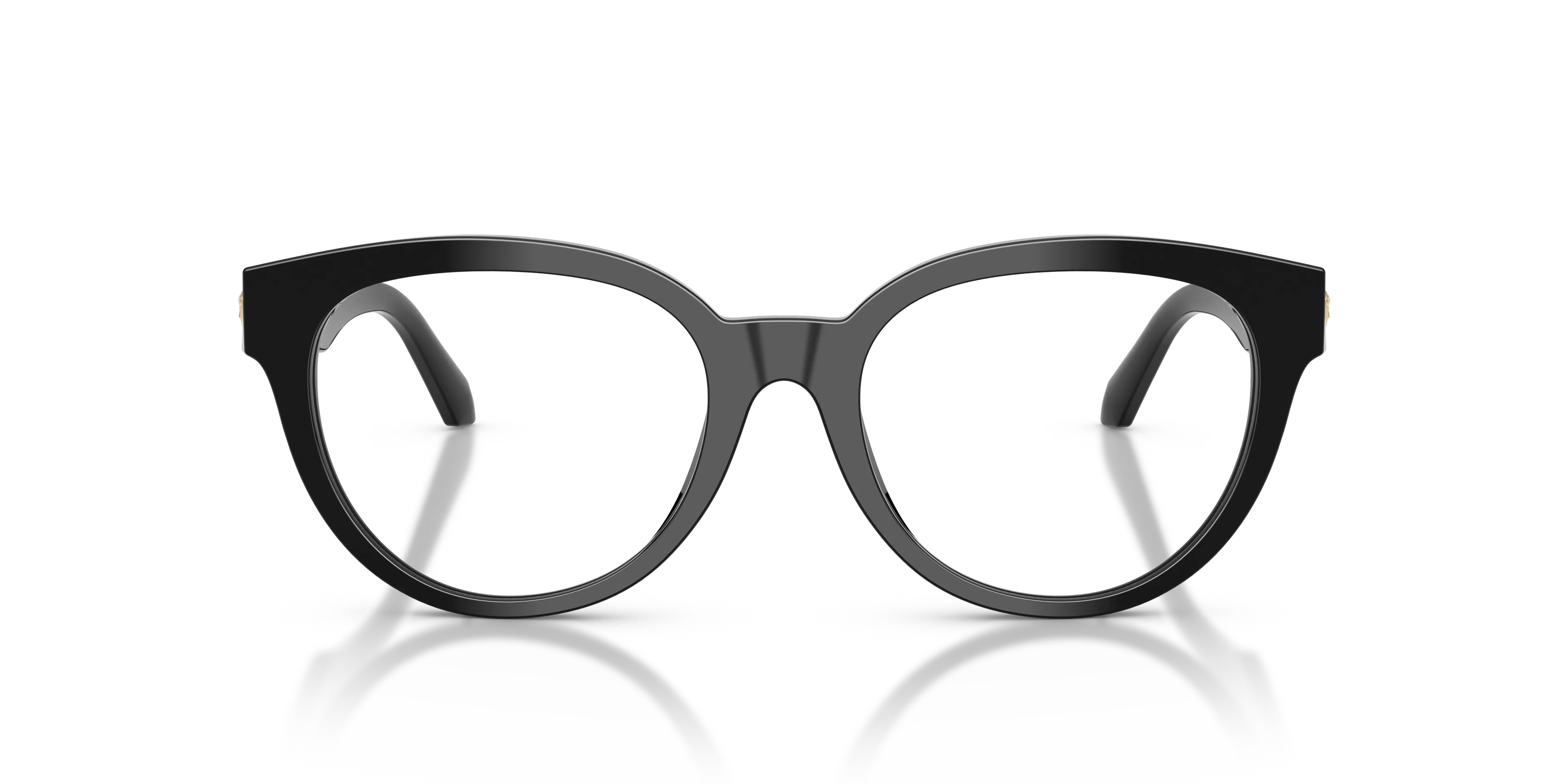 Versace VE3384 GB1 Montature da vista Acetato Nero Rotonda Normale - immagine 3