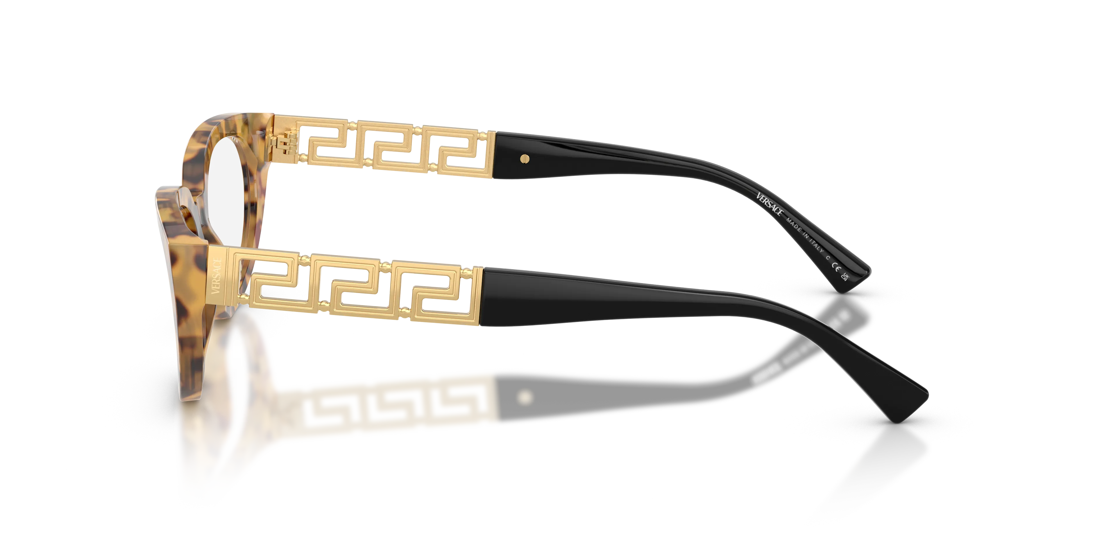 Versace VE3383 777 Montature da vista Acetato Tartaruga Cat Eye Normale - immagine 4