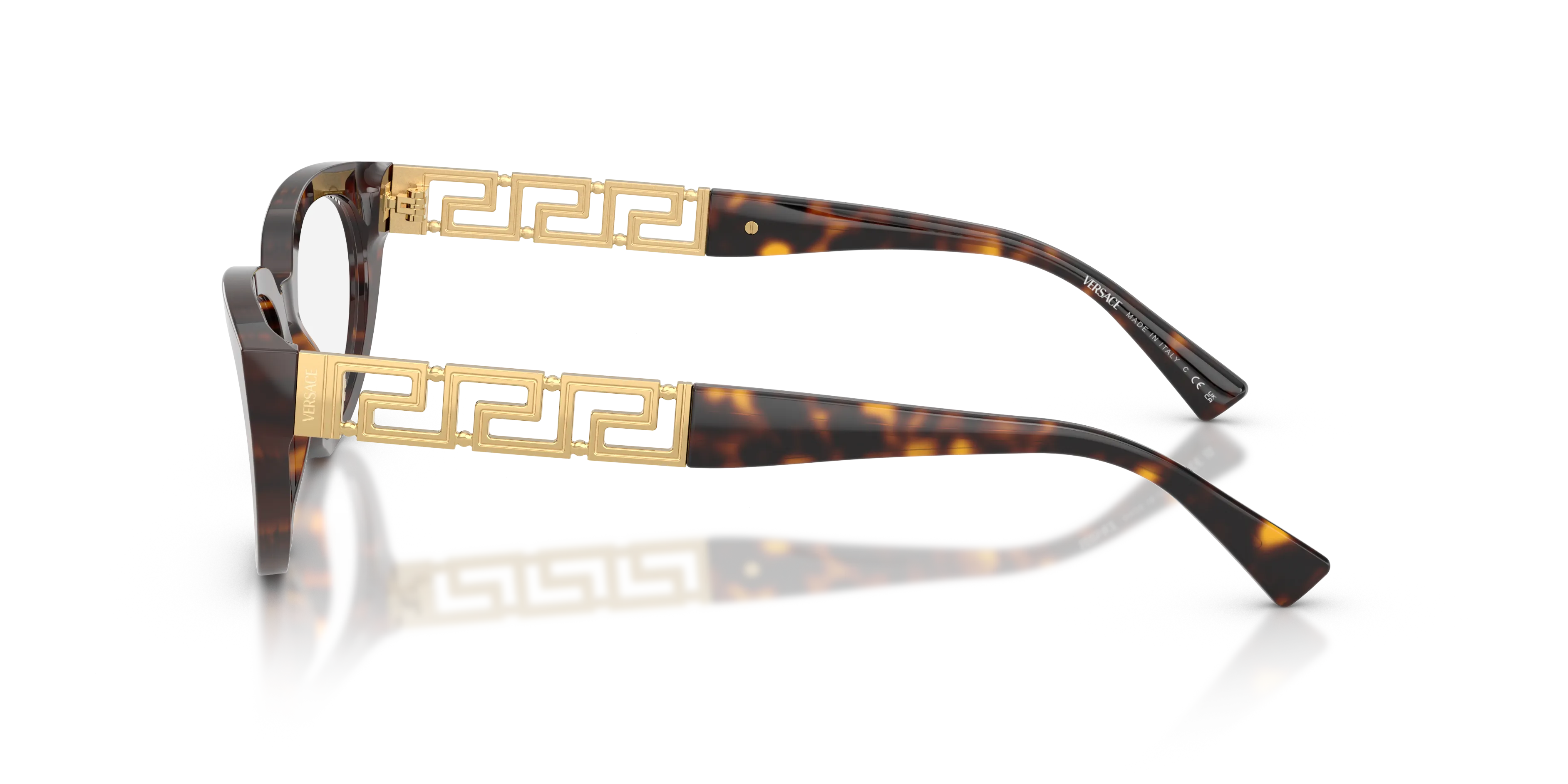 Versace VE3383 108 Montature da vista Acetato Tartaruga Cat Eye Normale - immagine 4