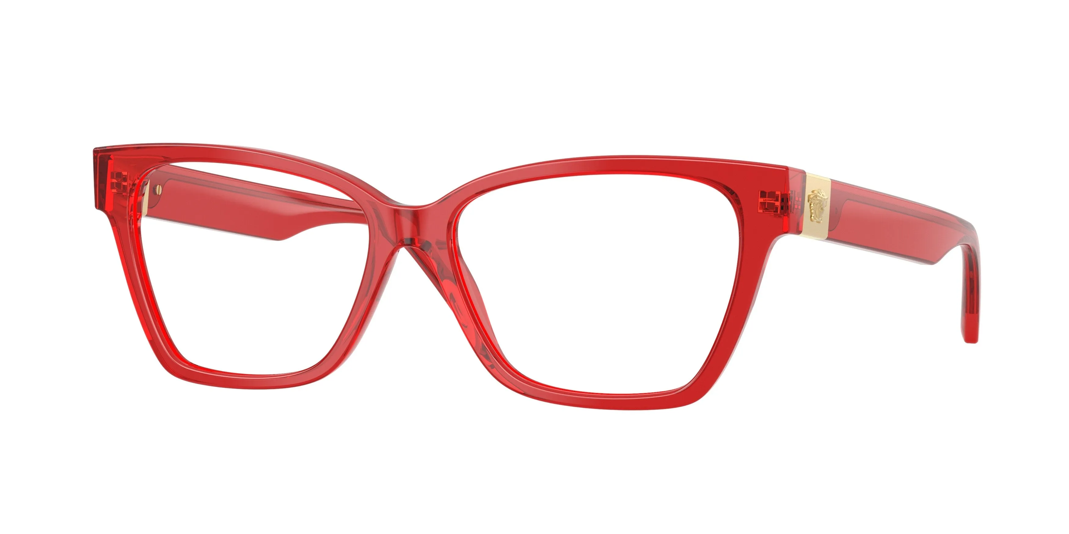 Versace VE3382 5280 Montature da vista Acetato Rosso Cat Eye Normale - immagine 1