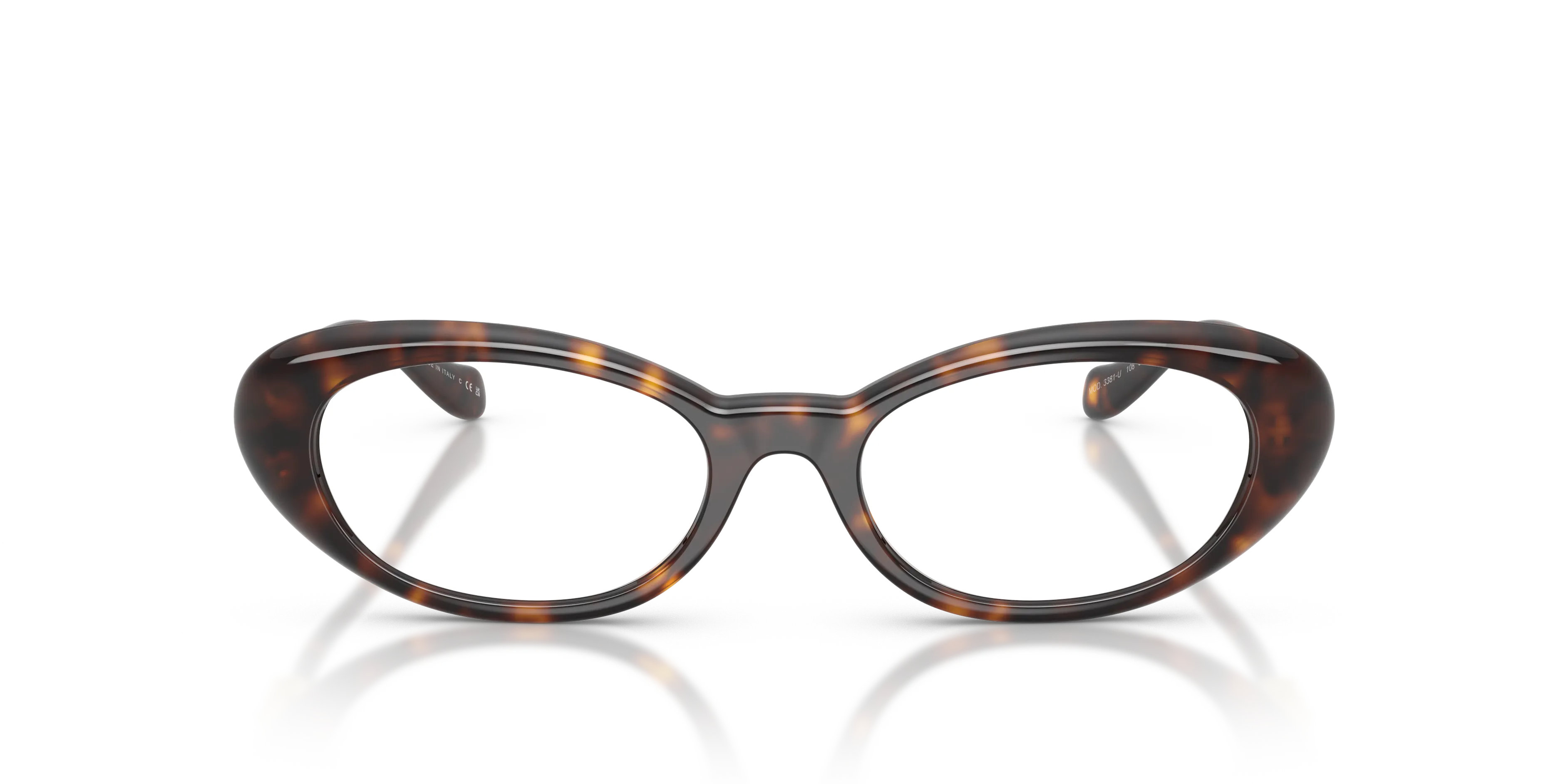 Versace VE3381U 108 Montature da vista Iniettato Tartaruga Rotonda Normale - immagine 3