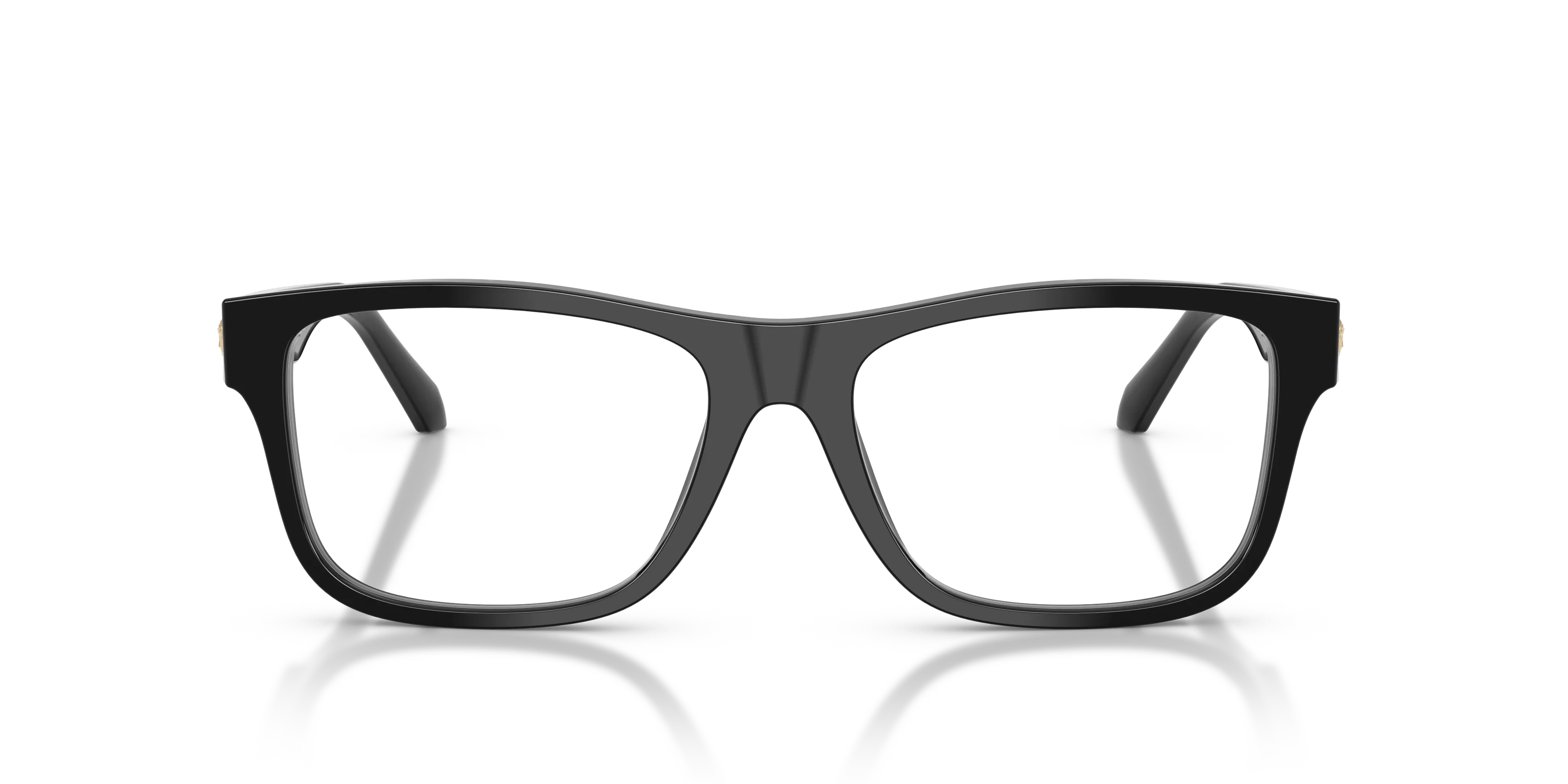 Versace VE3380 GB1 Montature da vista Acetato Nero Squadrata Normale - immagine 3