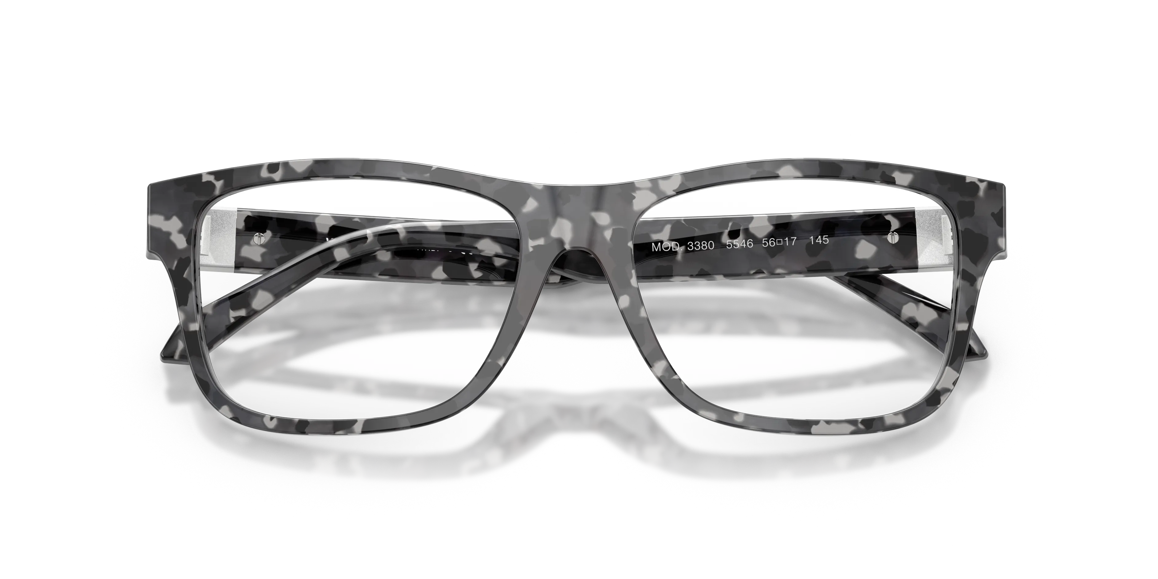 Versace VE3380 5546 Montature da vista Acetato Tartaruga Squadrata Normale - immagine 2