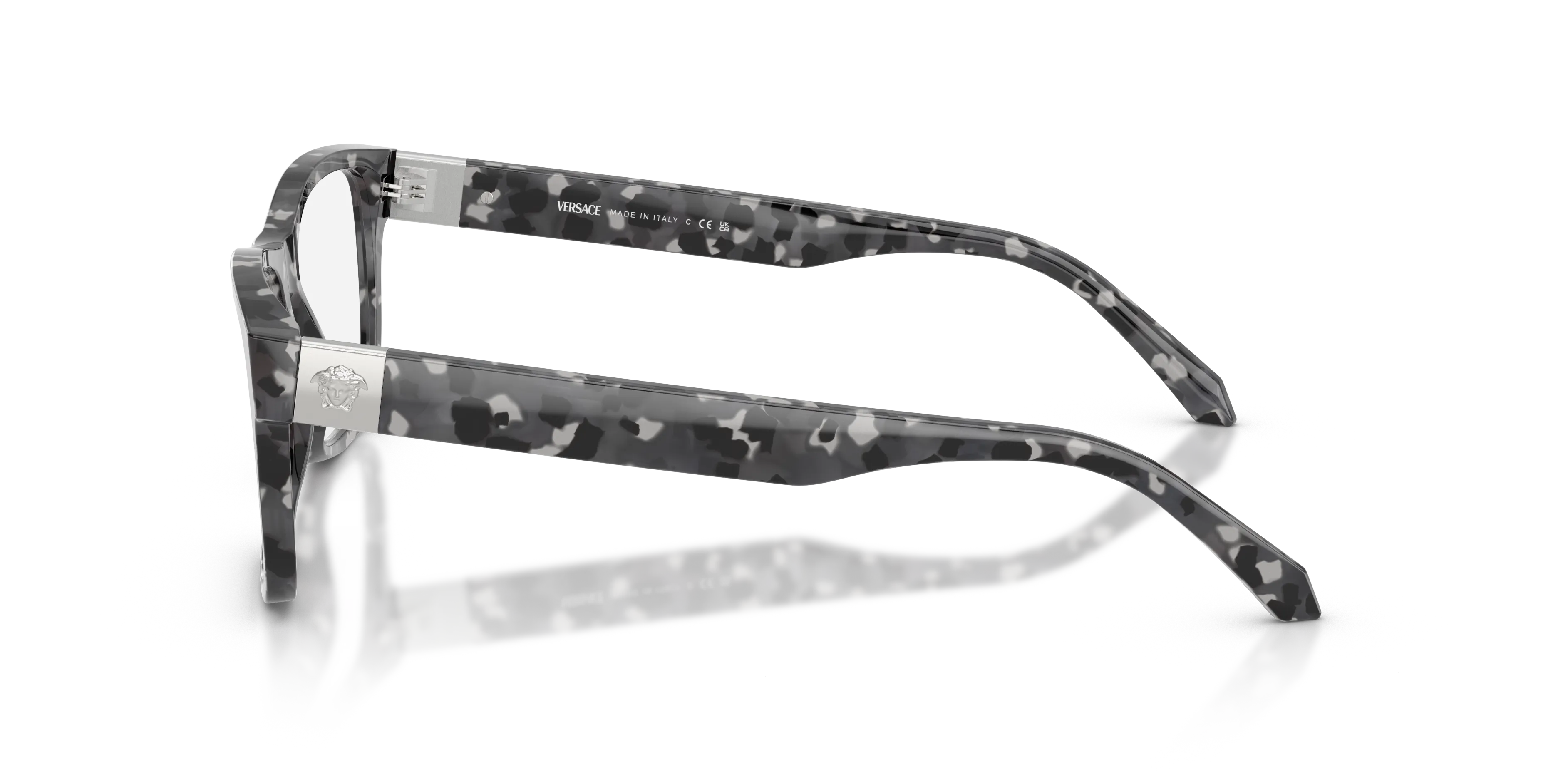 Versace VE3380 5546 Montature da vista Acetato Tartaruga Squadrata Normale - immagine 4