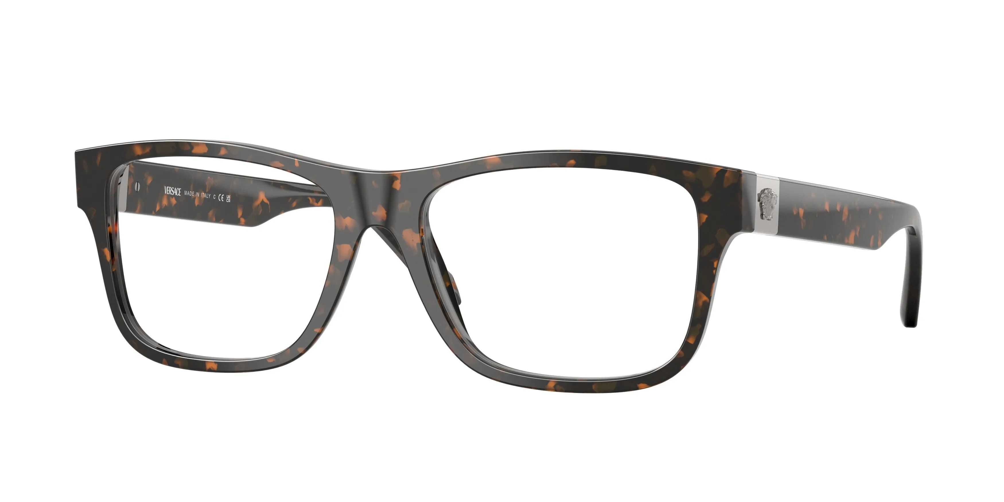 Versace VE3380 5528 Montature da vista Acetato Tartaruga Squadrata Normale - immagine 1