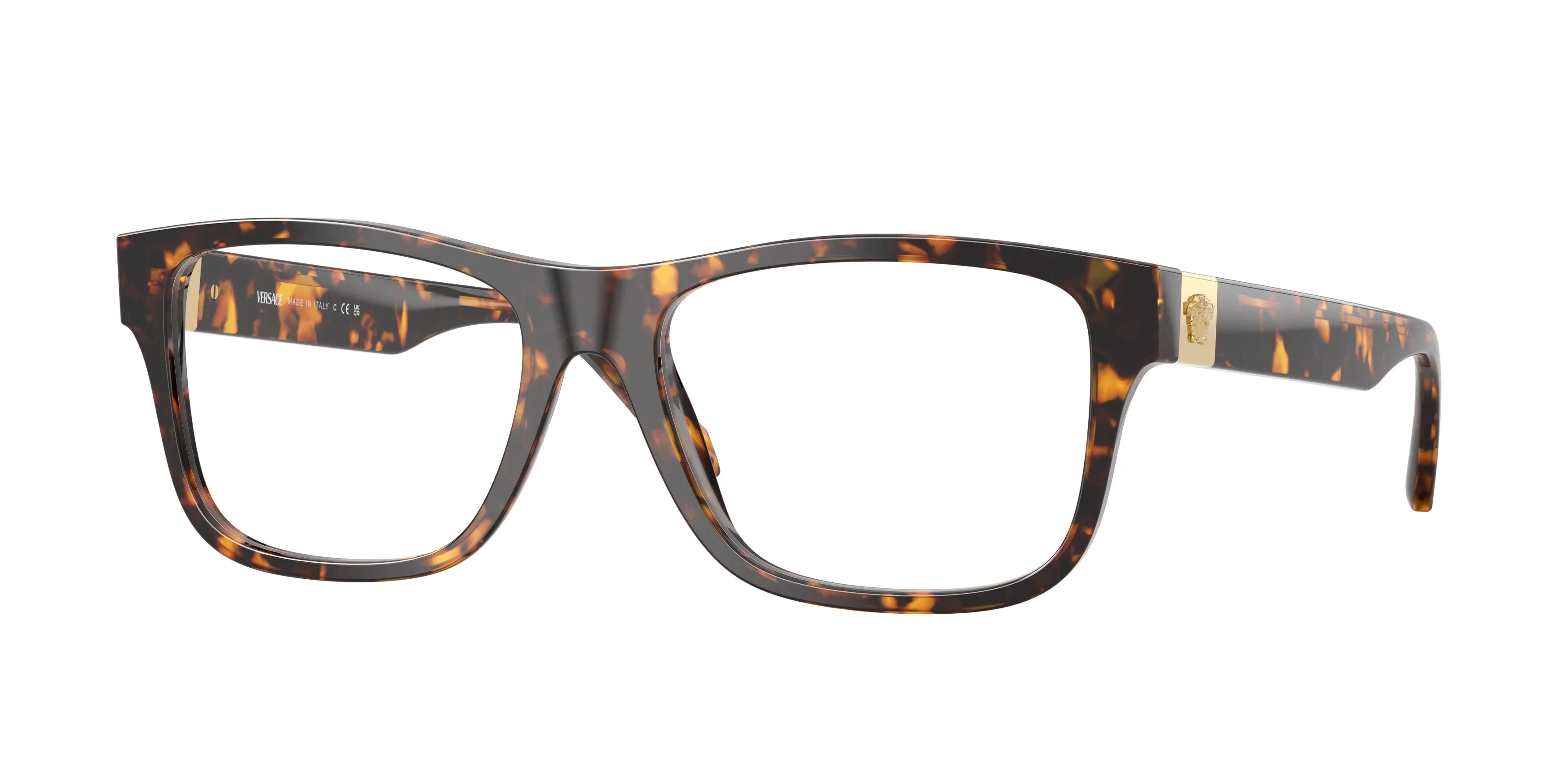Versace VE3380 5514 Montature da vista Acetato Tartaruga Squadrata Normale - immagine 1