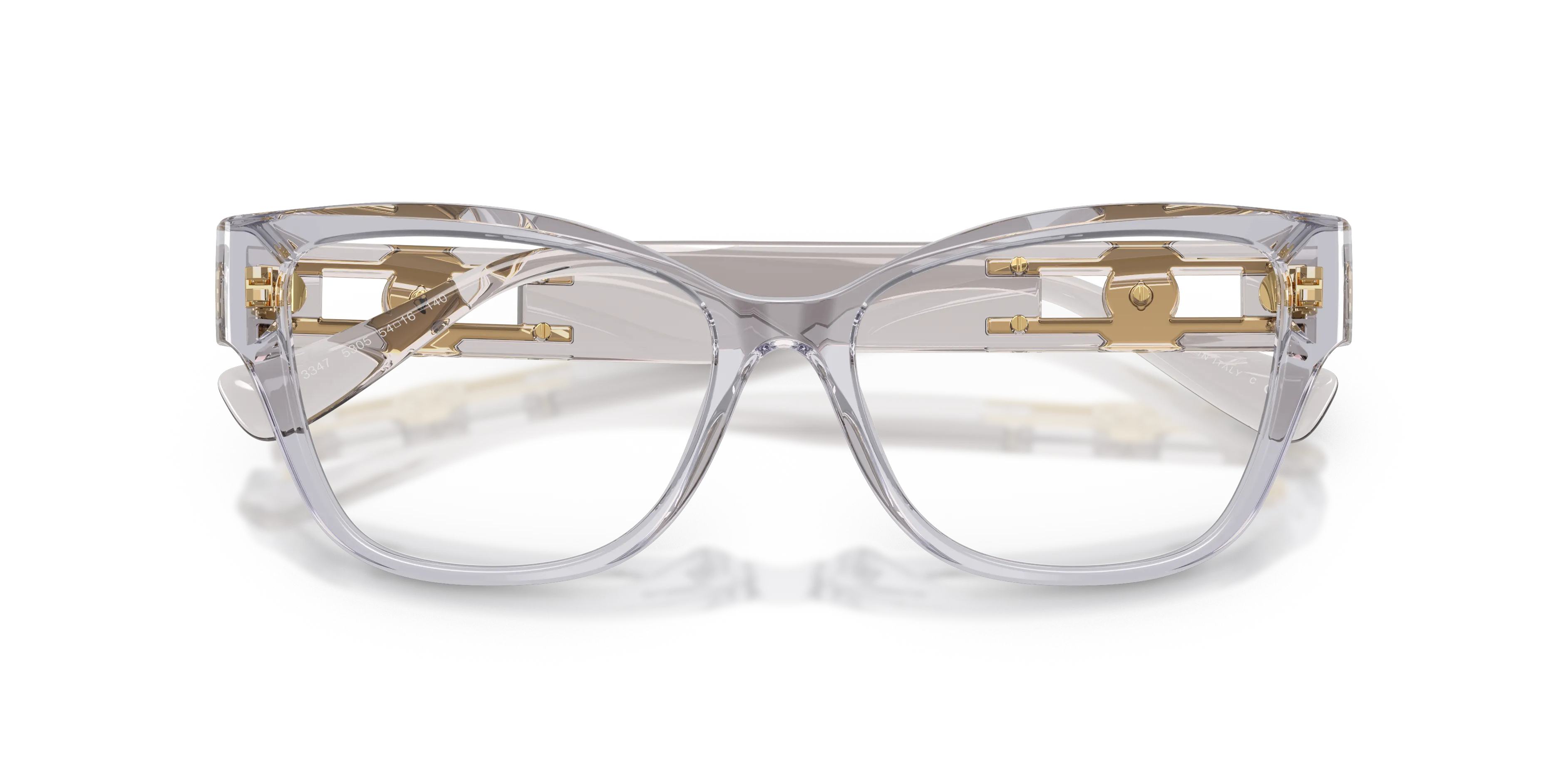 Versace VE3347 5305 Montature da vista Acetato Grigio Pillow Normale - immagine 2