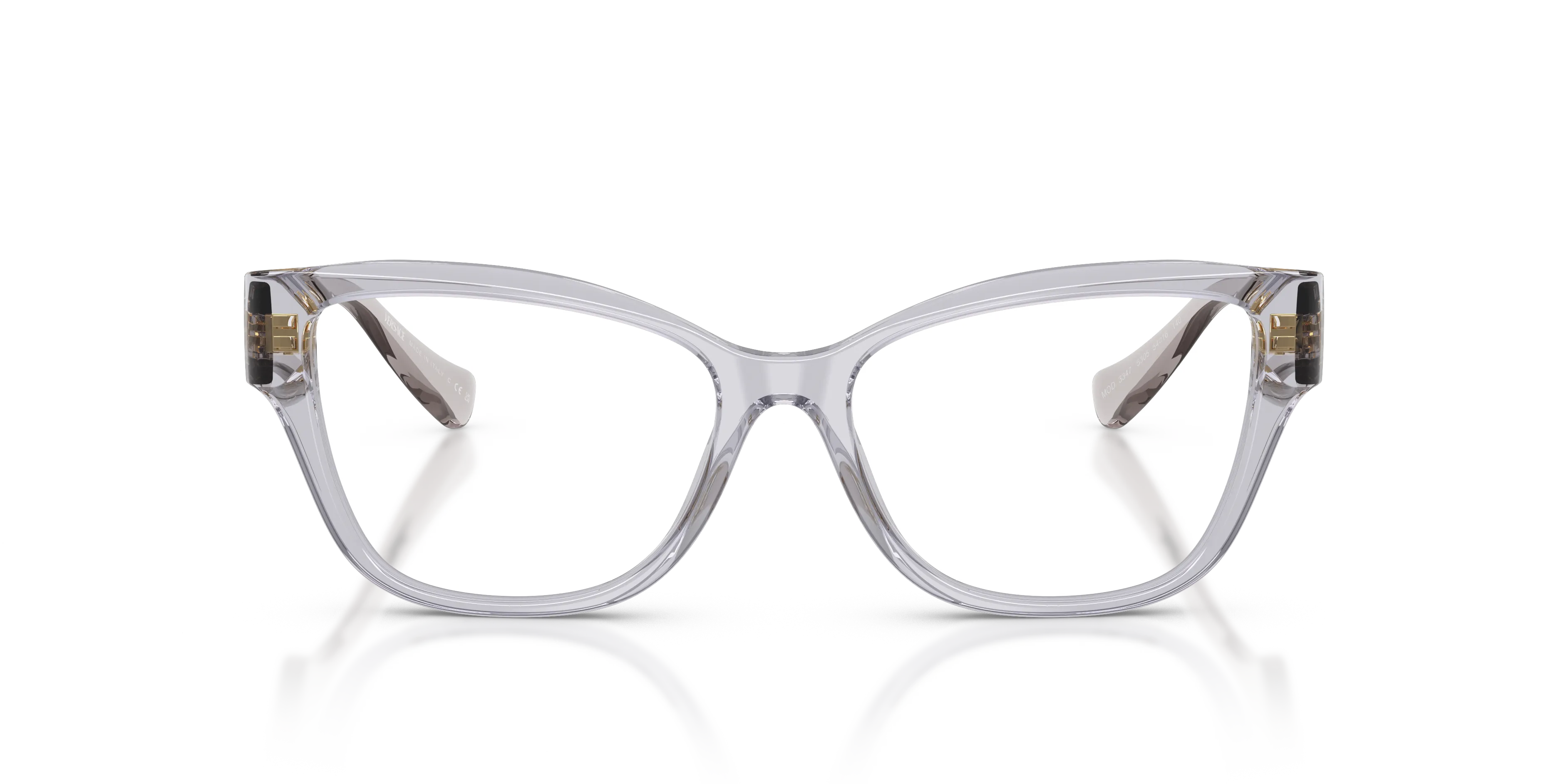 Versace VE3347 5305 Montature da vista Acetato Grigio Pillow Normale - immagine 3