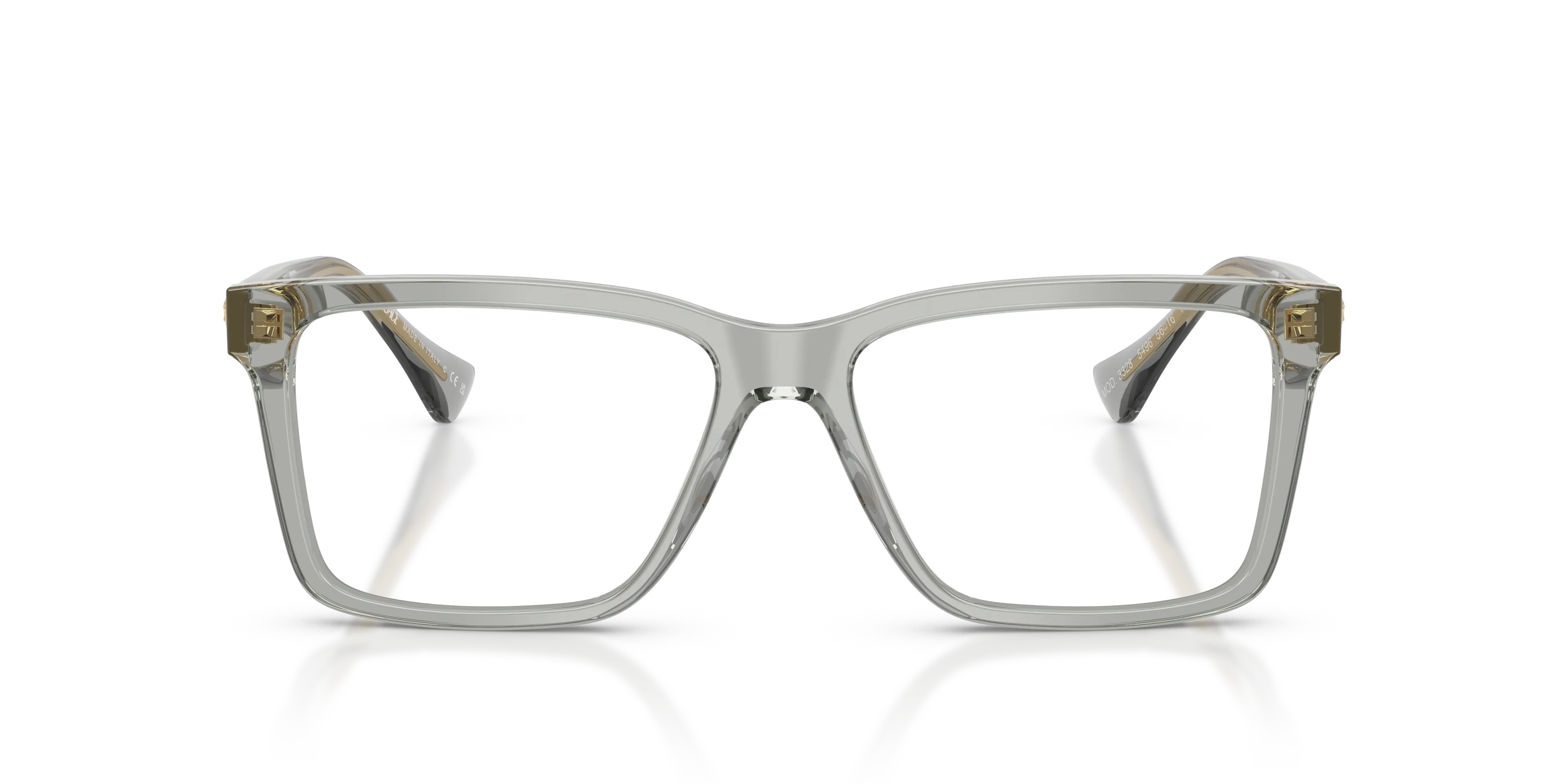 Versace VE3328 5496 Montature da vista Acetato Grigio Squadrata Normale - immagine 3