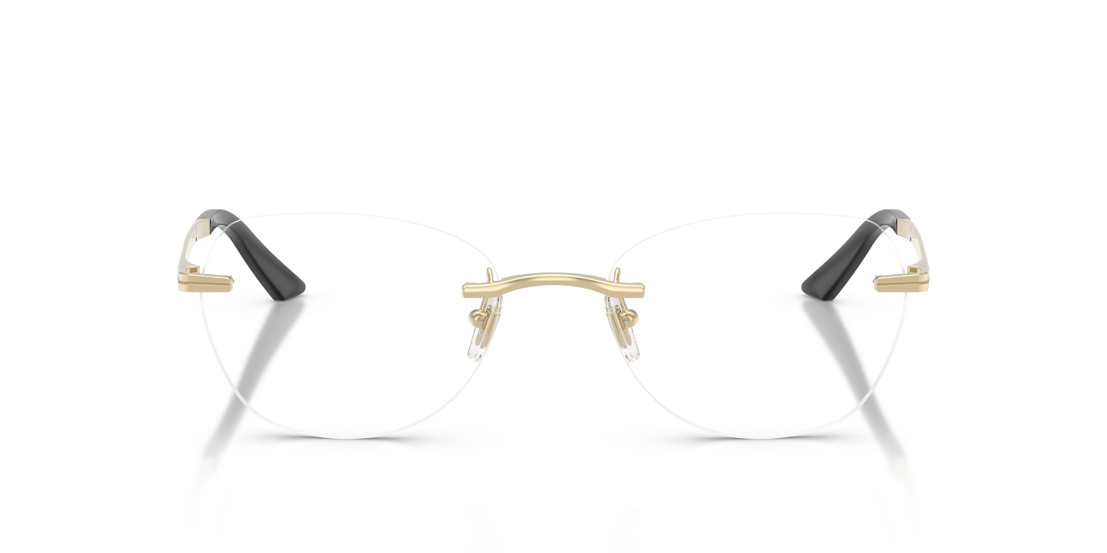 Versace VE1314D 1252 Montature da vista Metallo Oro Geometrica Normale - immagine 3