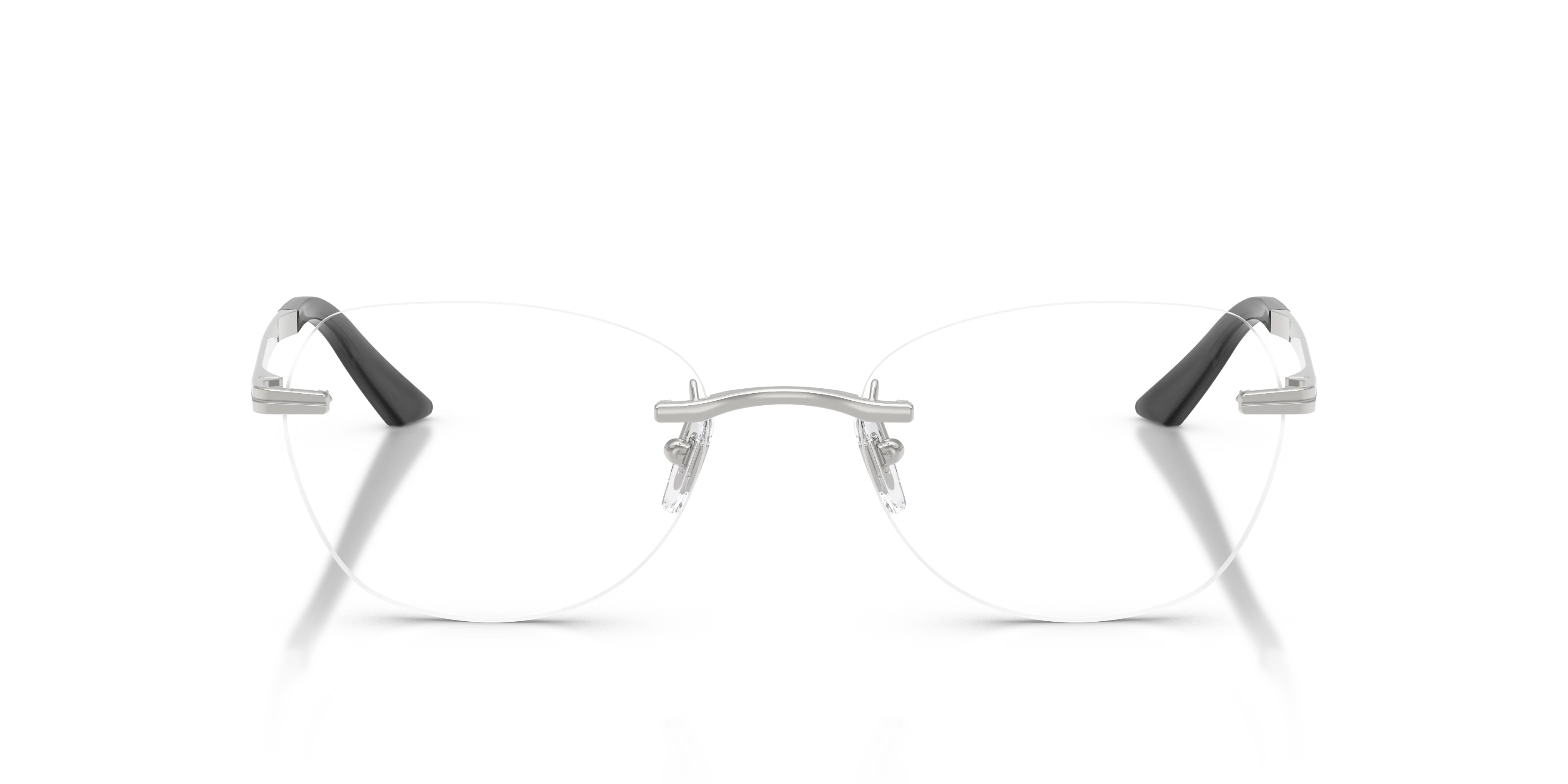 Versace VE1314D 1001 Montature da vista Metallo Argento Geometrica Normale - immagine 3