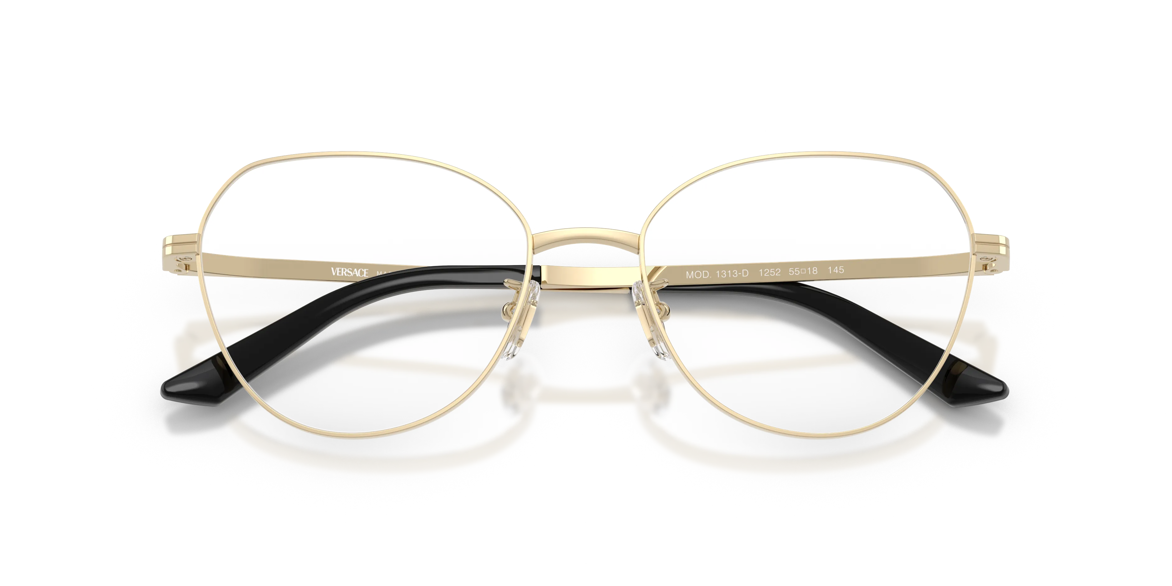 Versace VE1313D 1252 Montature da vista Metallo Oro Pantos Normale - immagine 2