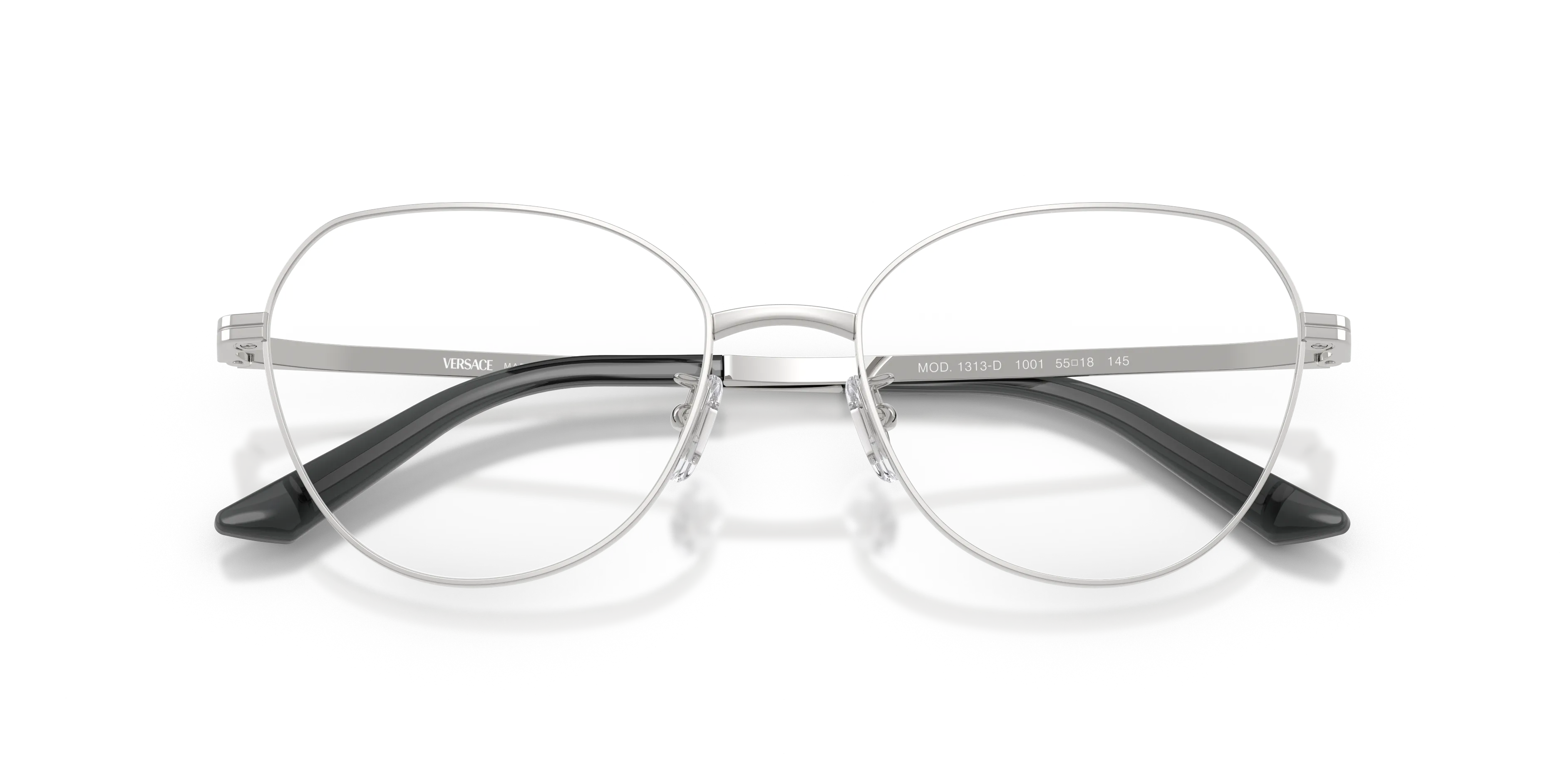 Versace VE1313D 1001 Montature da vista Metallo Argento Pantos Normale - immagine 2