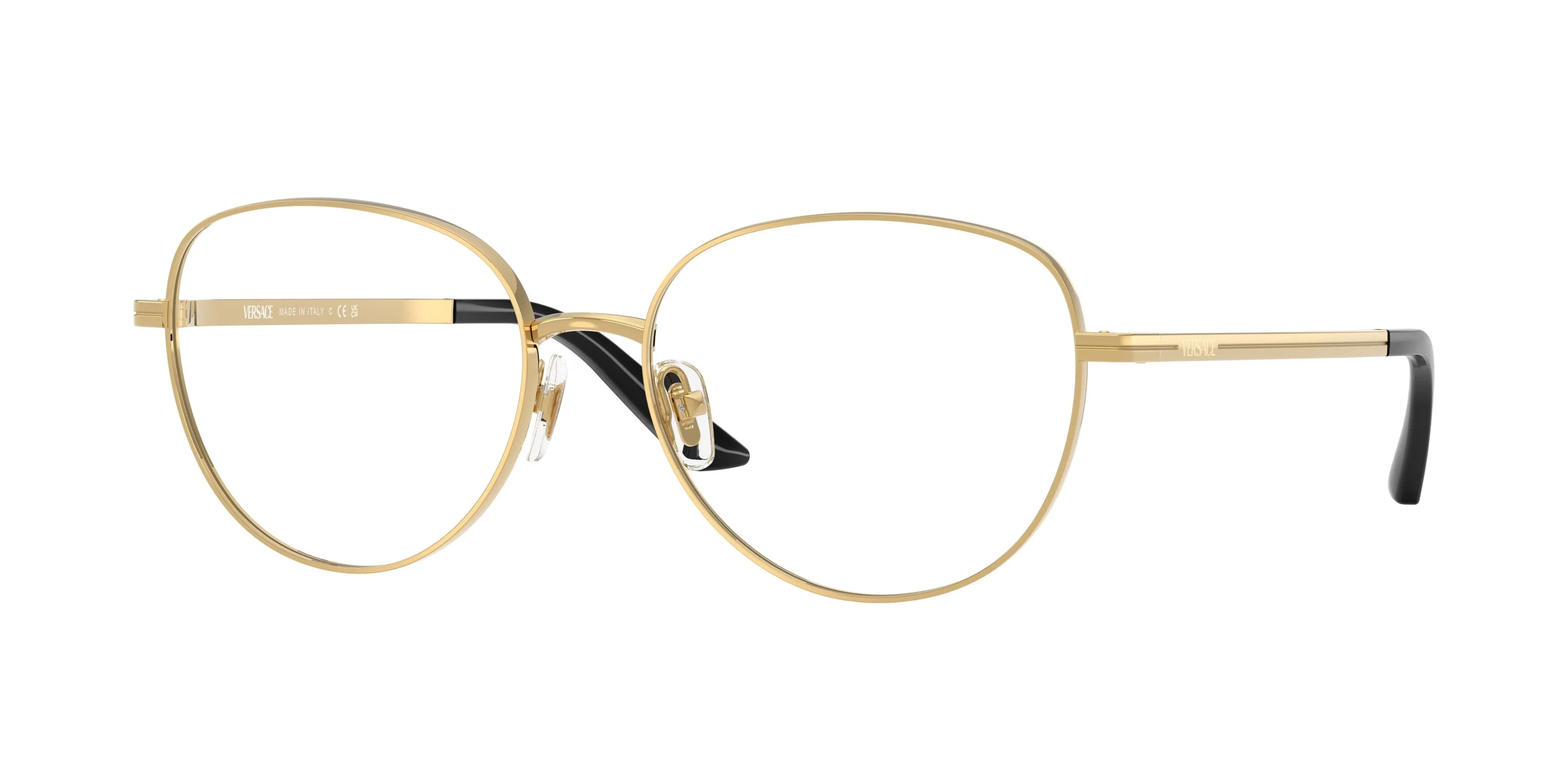 Versace VE1312 1002 Montature da vista Metallo Oro Pantos Normale - immagine 1