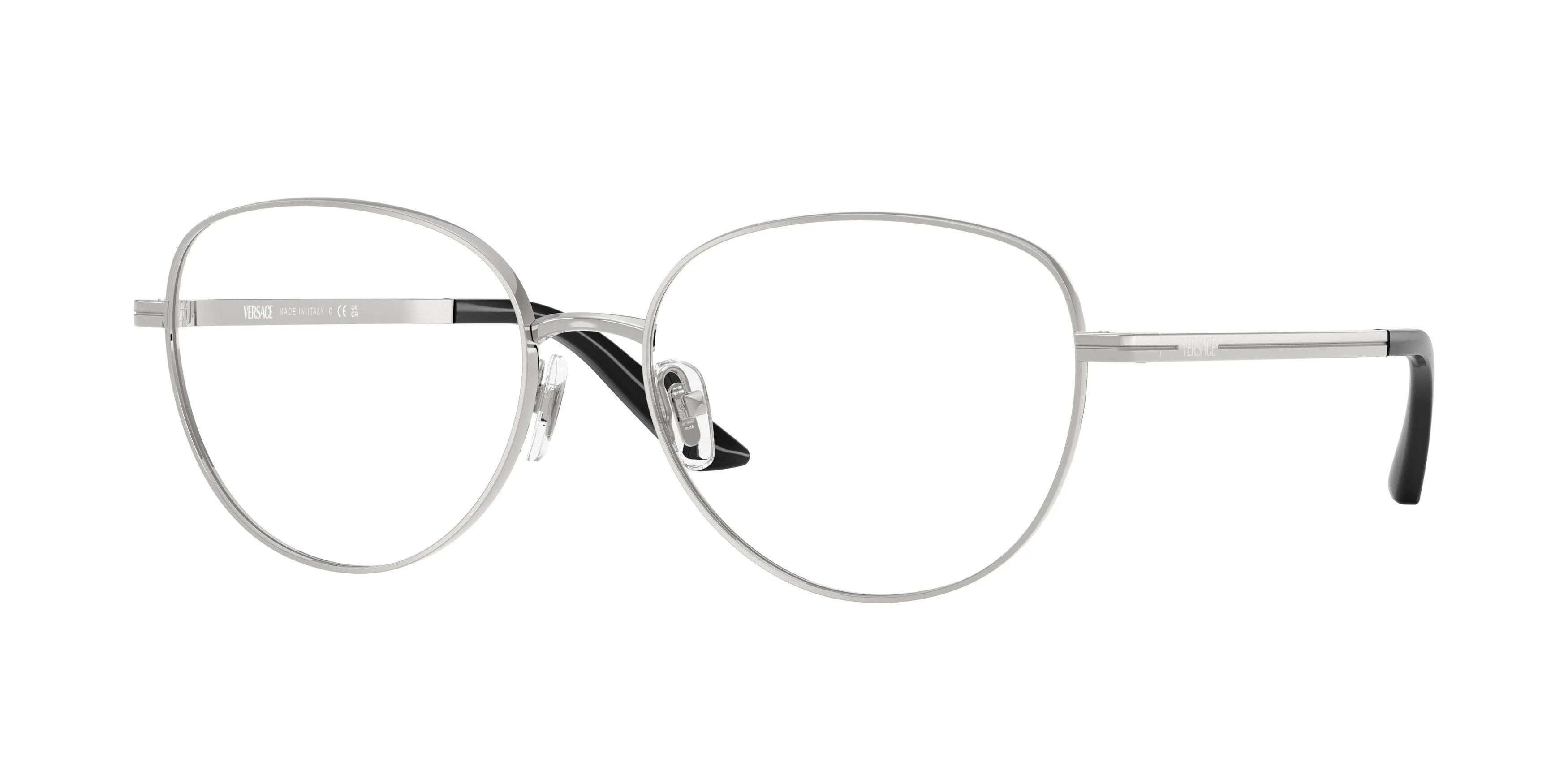 Versace VE1312 1001 Montature da vista Metallo Argento Pantos Normale - immagine 1