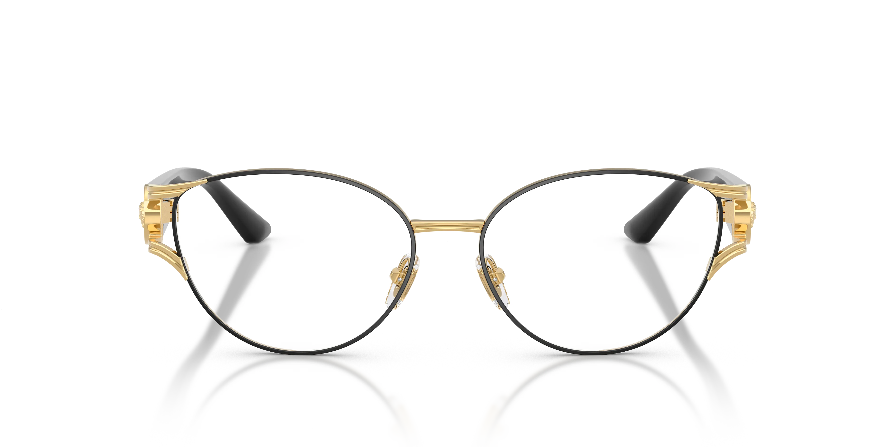 Versace VE1309 1436 Montature da vista Metallo Nero Cat Eye Normale - immagine 3
