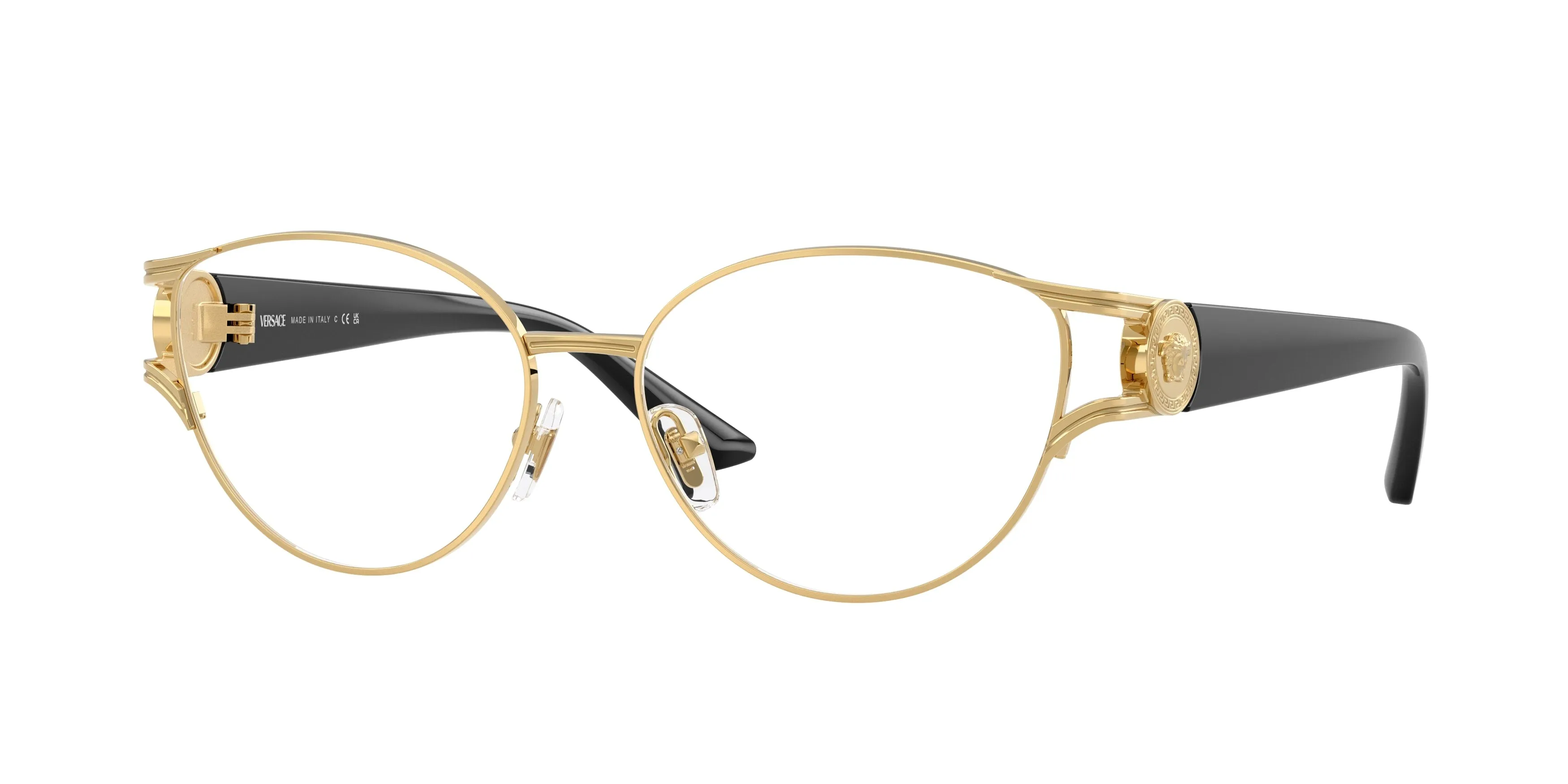 Versace VE1309 1002 Montature da vista Metallo Oro Cat Eye Normale - immagine 1