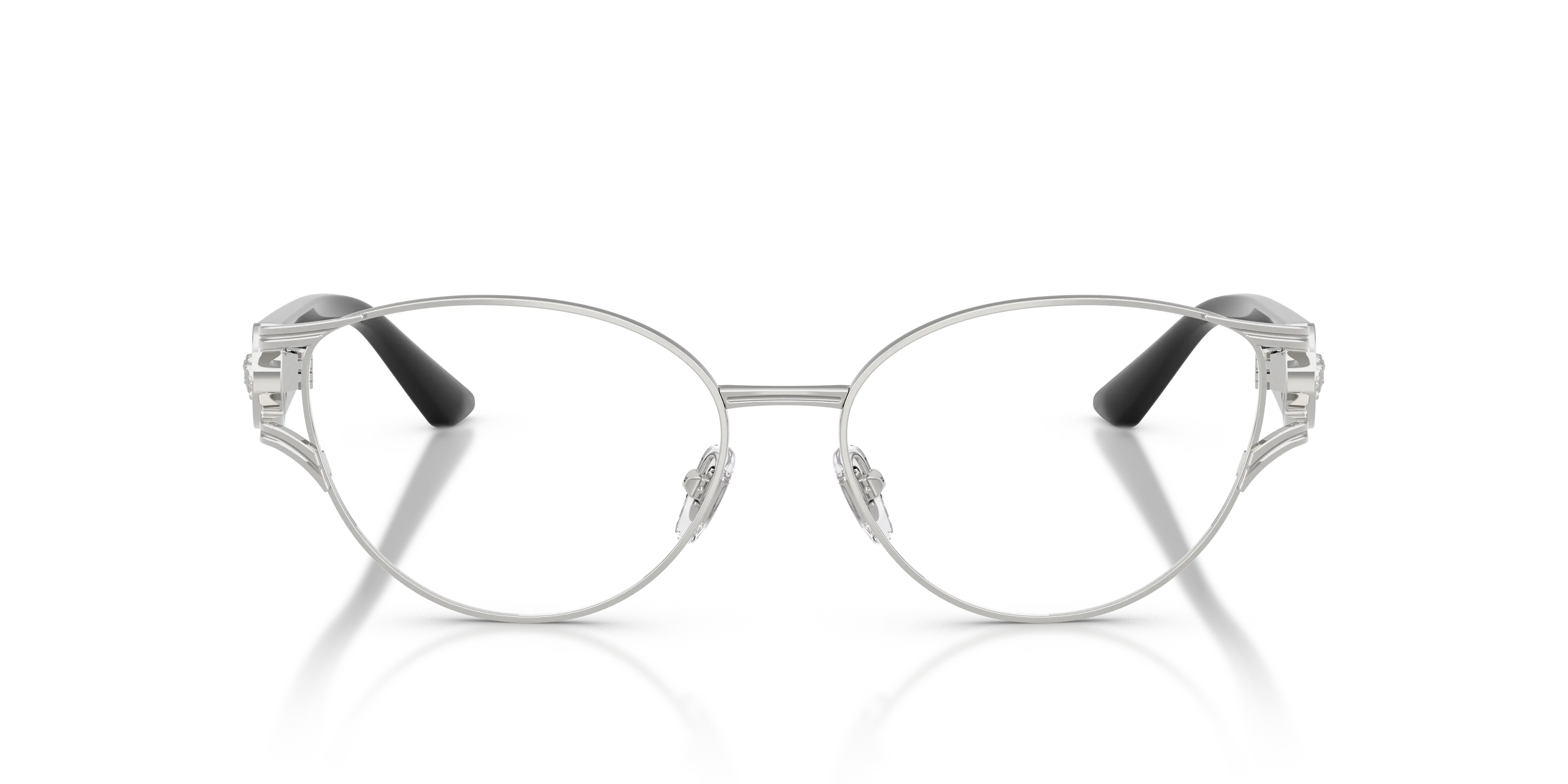 Versace VE1309 1001 Montature da vista Metallo Argento Cat Eye Normale - immagine 3
