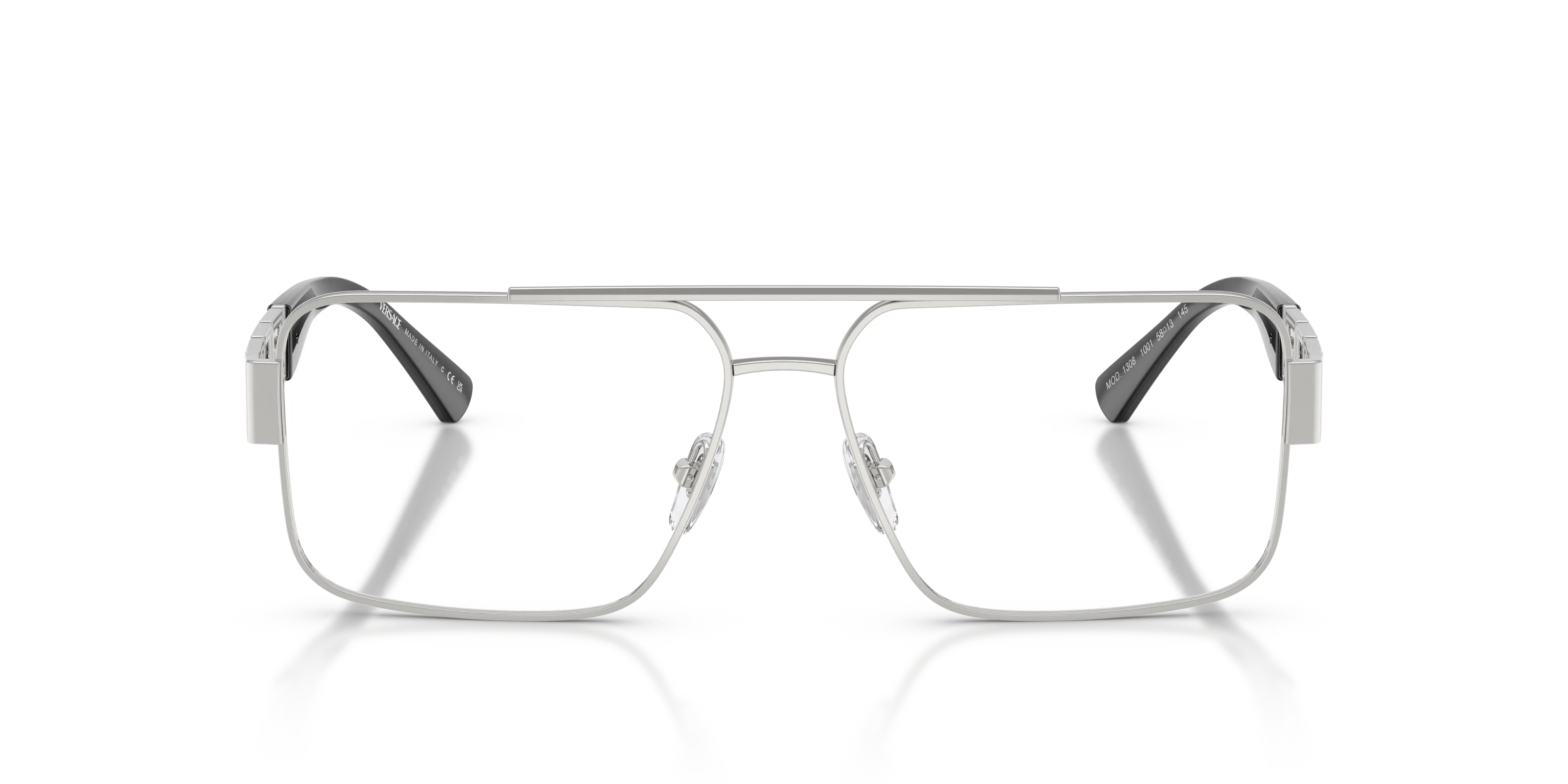 Versace VE1308 1001 Montature da vista Acciaio Argento Pillow Normale - immagine 3