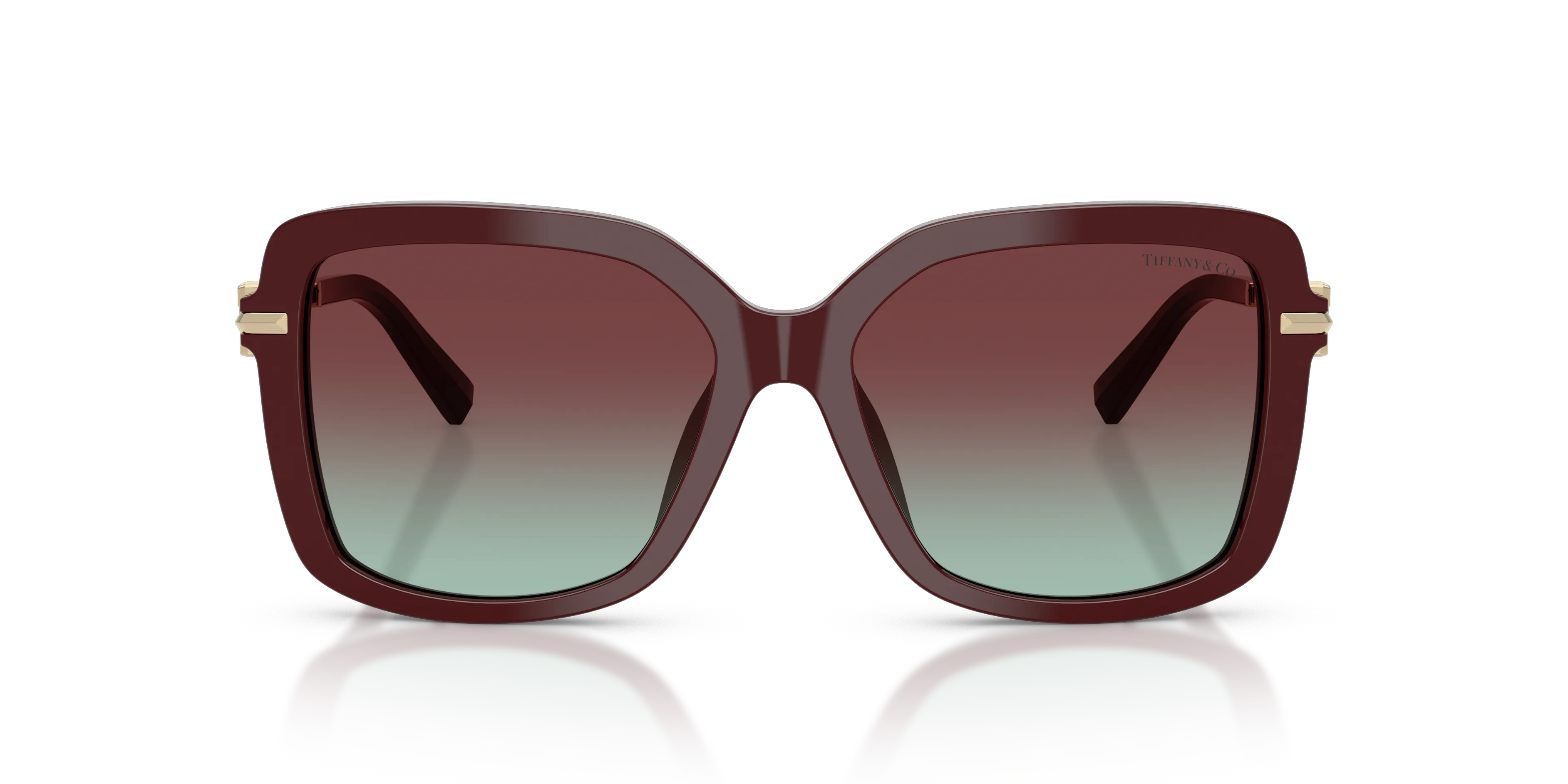 Tiffany TF4252B 8389V5 Occhiali da sole Acetato Viola Squadrata Normale - immagine 3
