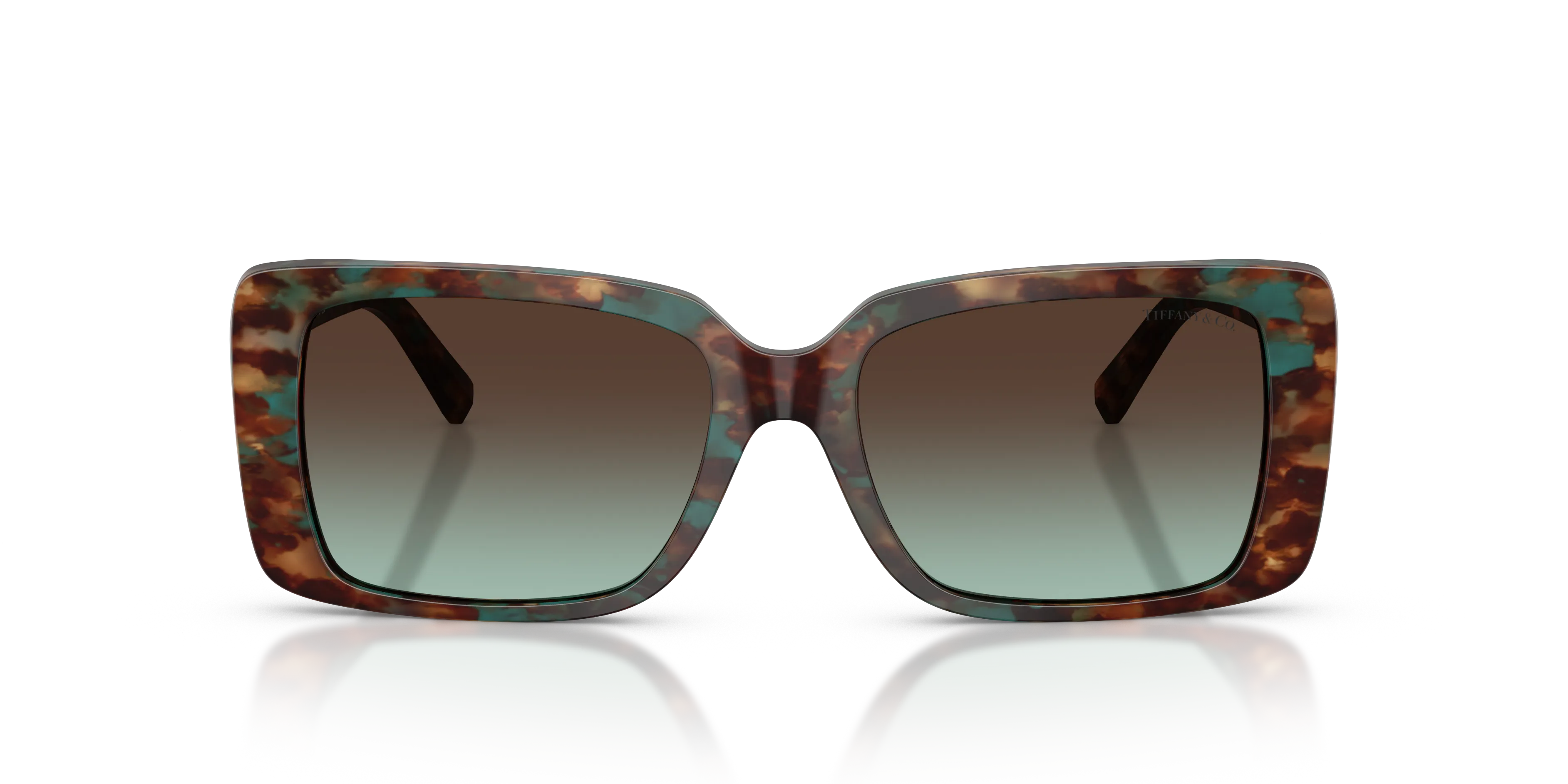 Tiffany TF4249 84425D Occhiali da sole Acetato Tartaruga Squadrata Normale Sfumato - immagine 3