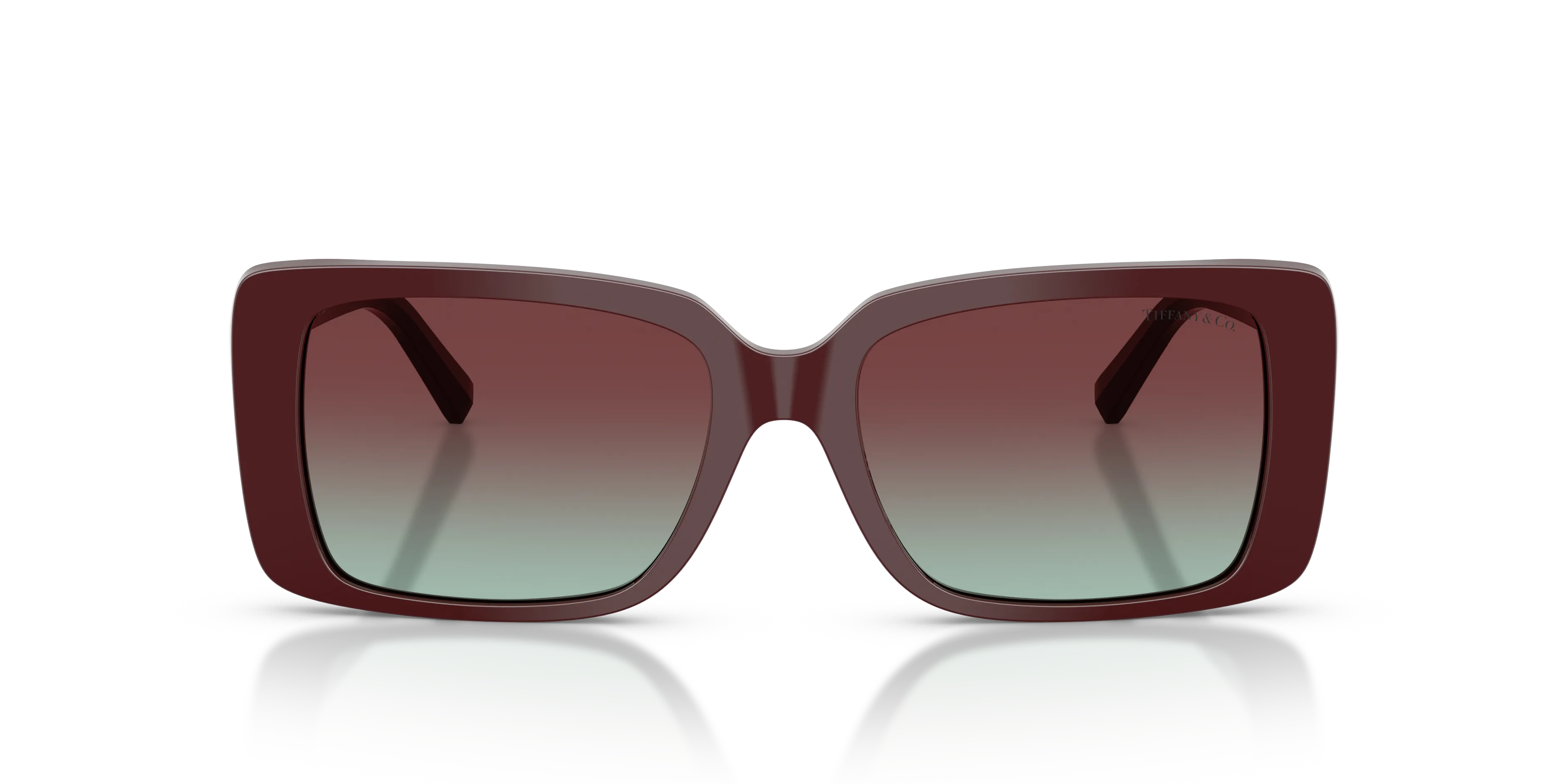 Tiffany TF4249 8389V5 Occhiali da sole Acetato Viola Squadrata Normale Sfumato - immagine 3